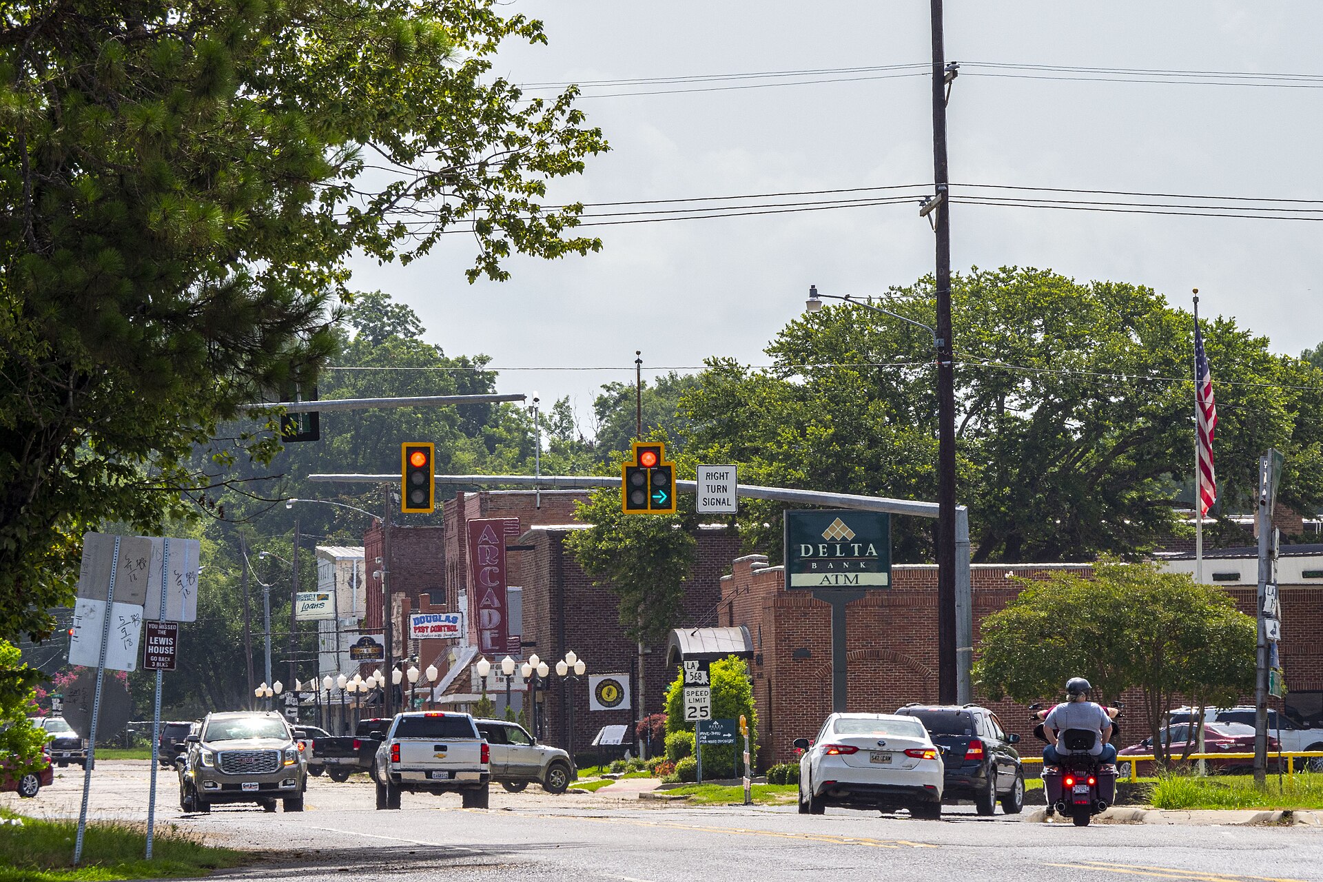 Street View of Ferriday, La. USDA Photo by Preston Keres — Louisiana