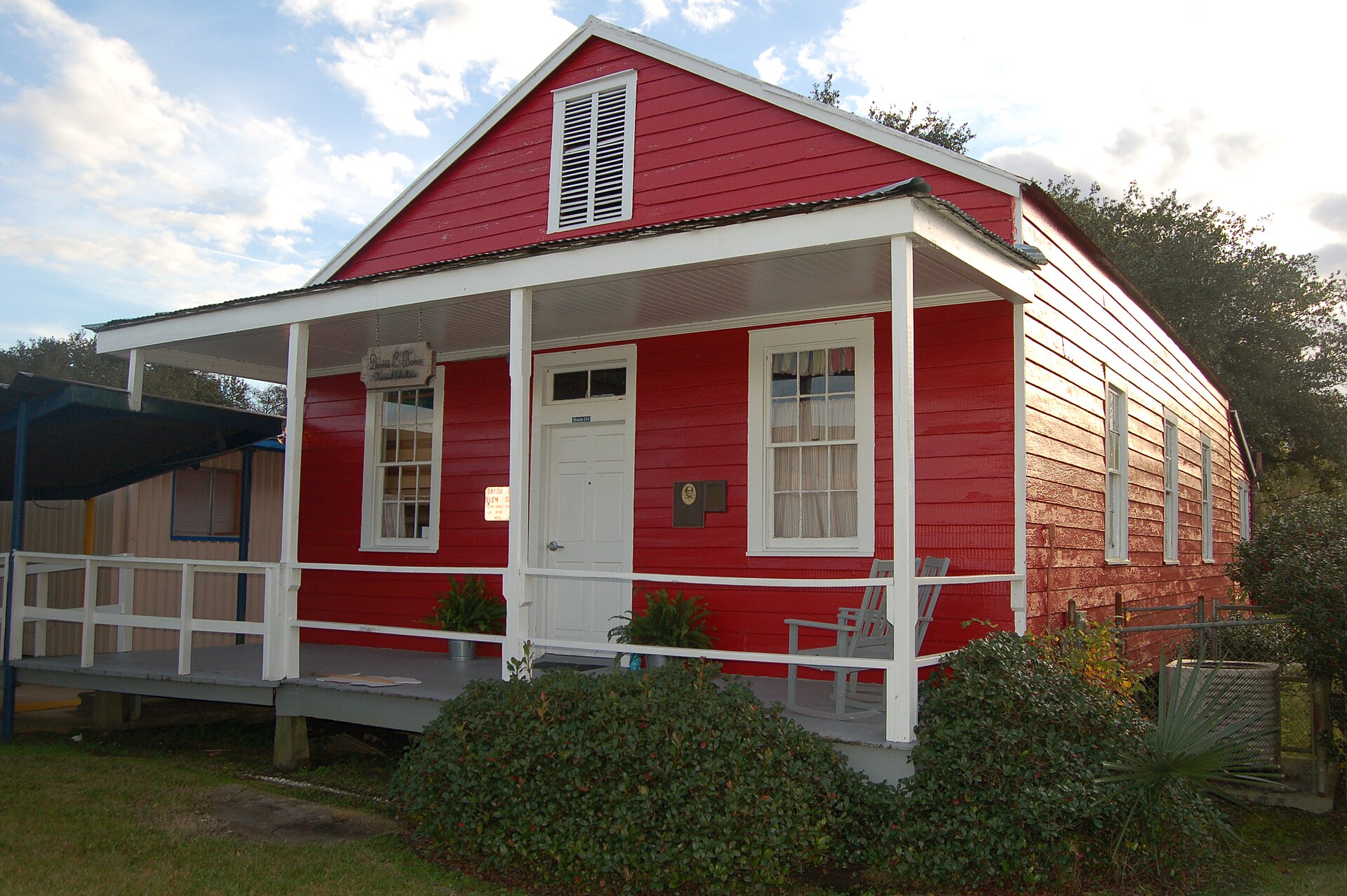 "Little Red Schoolhouse" of Bayou Boeuf Elementary School — Kraemer, Louisiana