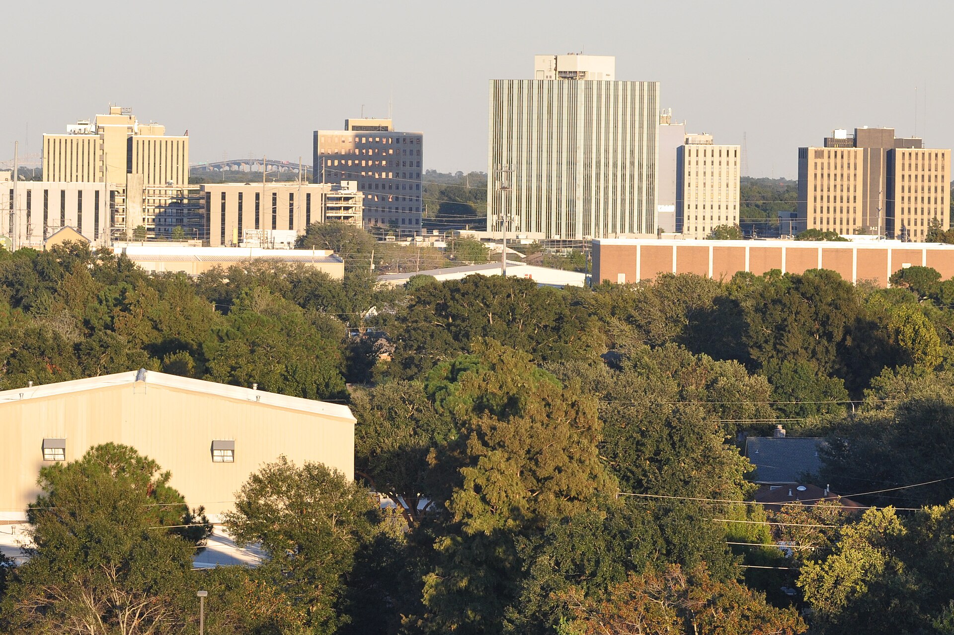 Metairie's central business district, taken from the west. — Louisiana