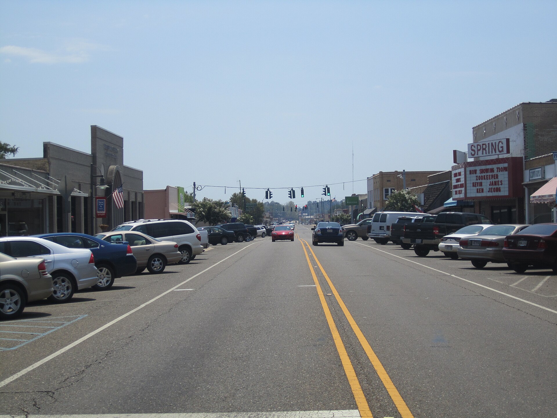 I took photo with Canon camera of downtown Springhill, LA. — Louisiana