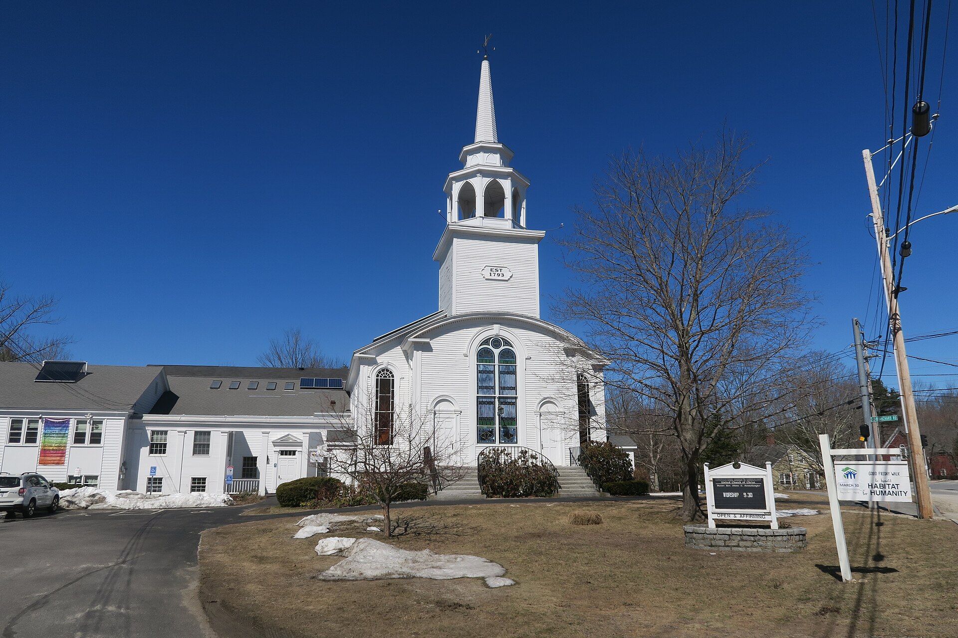 Congregational Church in Cumberland, Cumberland Maine — Cumberland Center, Maine