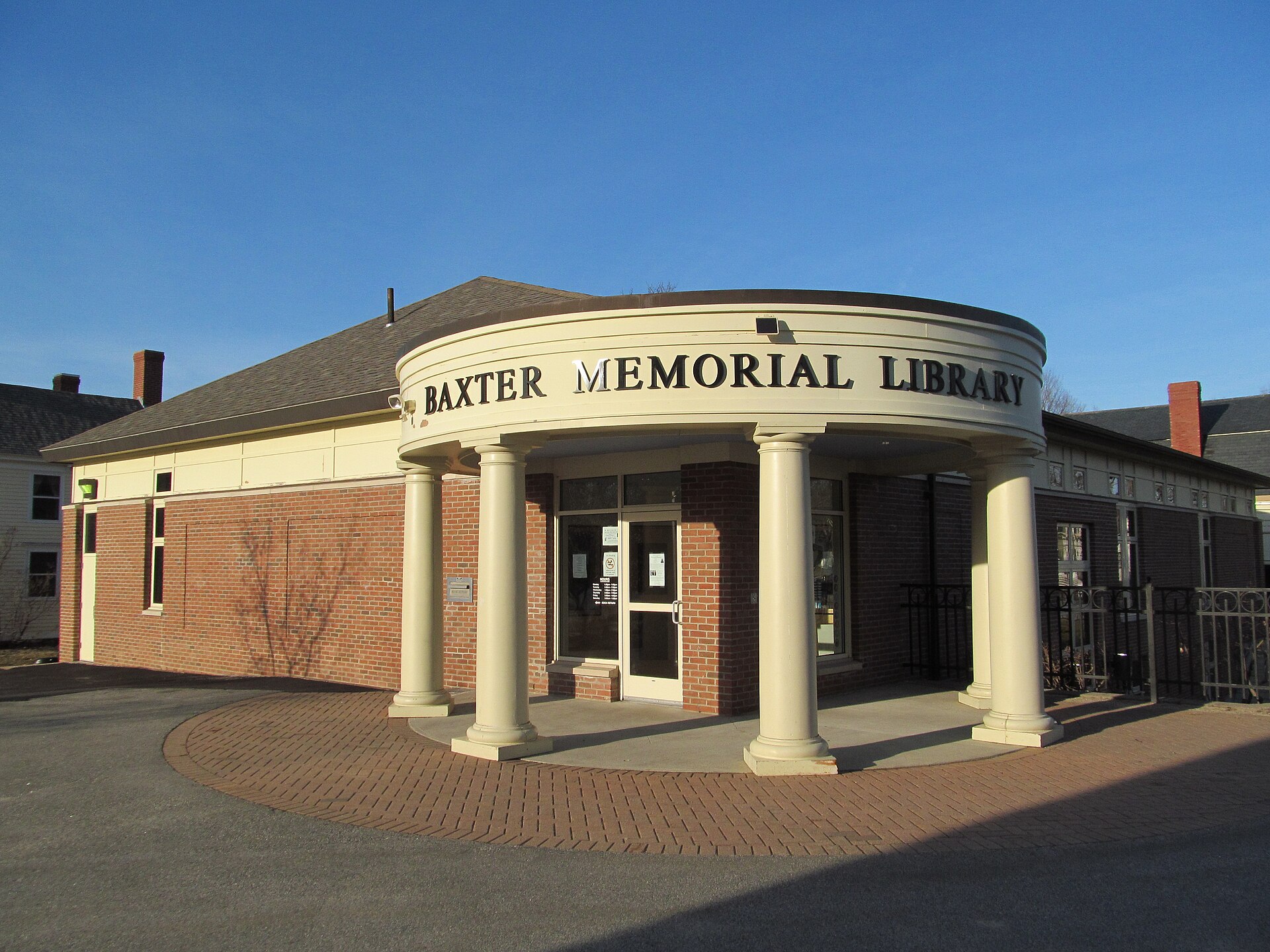 Baxter Memorial Library, Gorham Maine - new wing