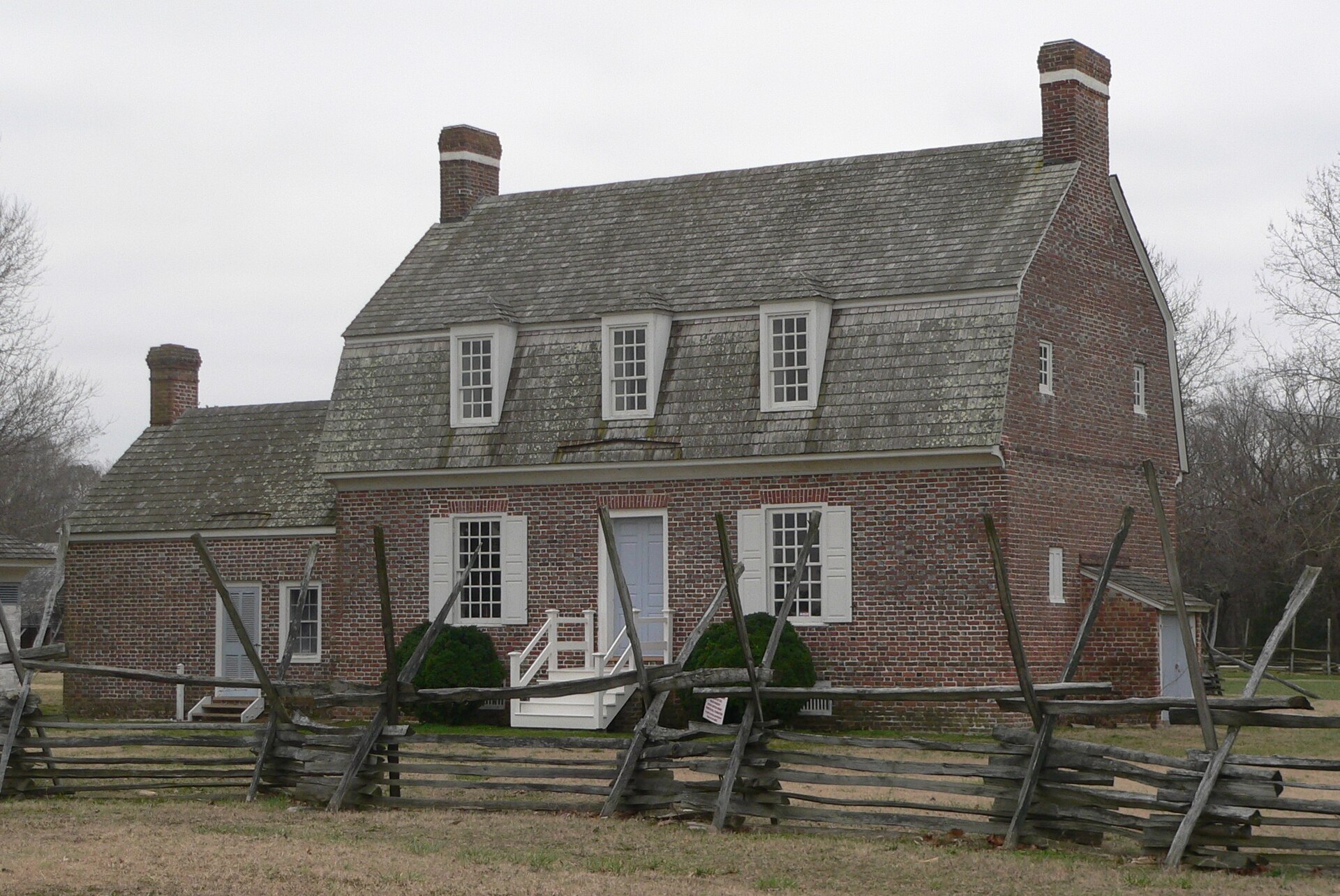 Pemberton Hall, located in Pemberton Historical Park near Salisbury, Maryland; seen from the northwest. — Wicomico County, Maryland