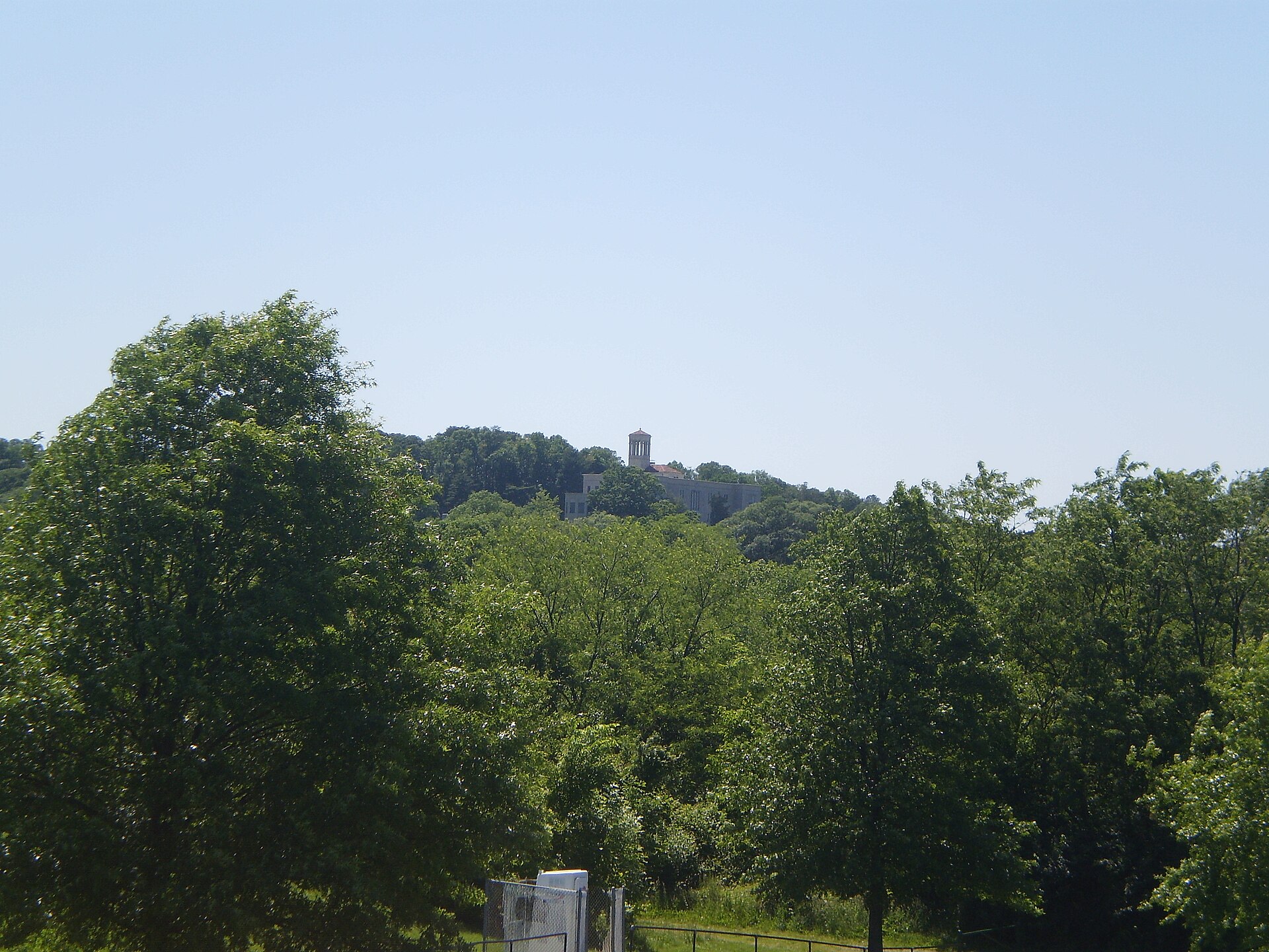 Colmar Manor Community Park in Brentwood, Maryland. Fort Lincoln used to look down upon this area.