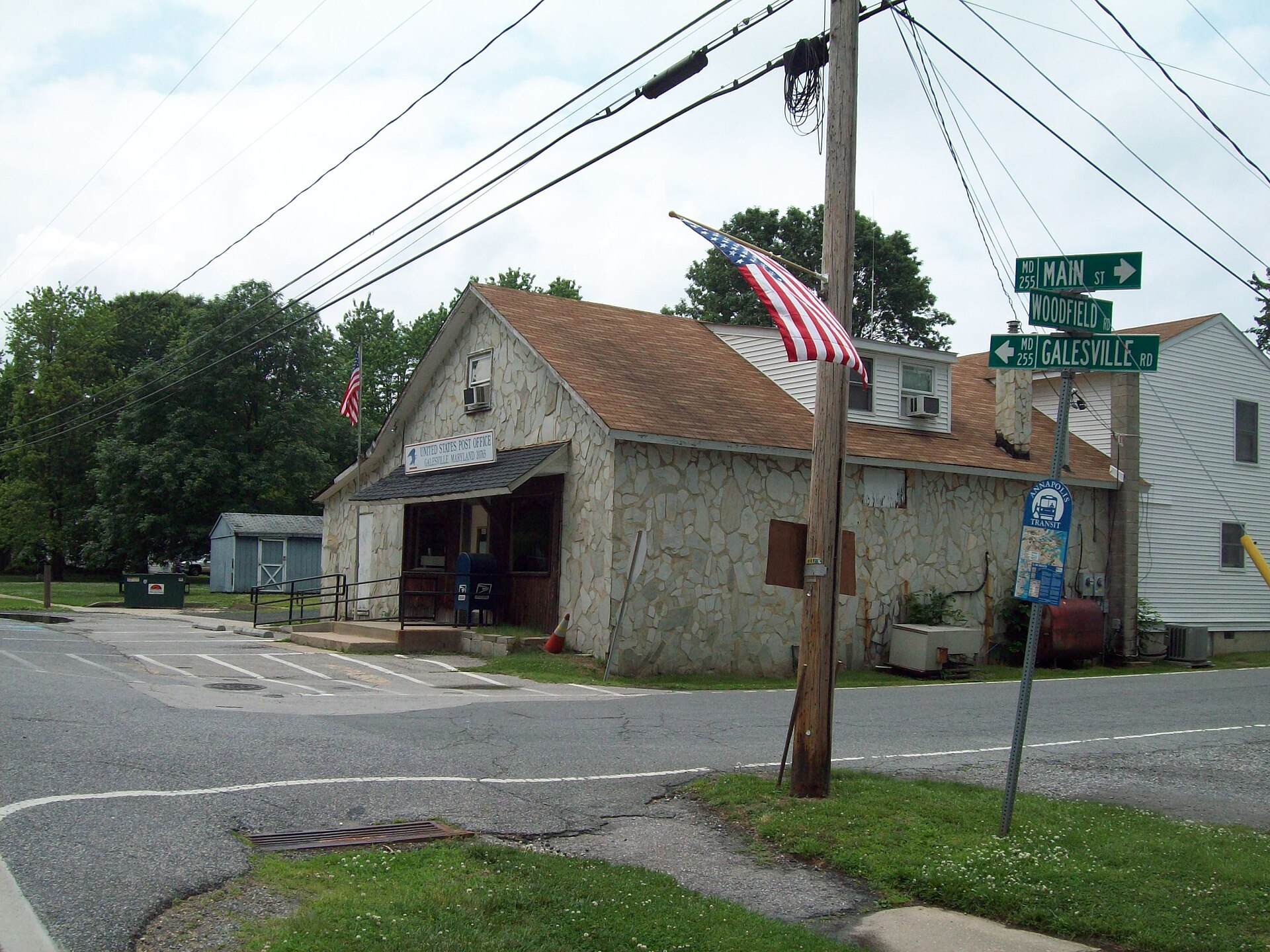U.S. Post Office, Galesville MD, May 2010 — Maryland