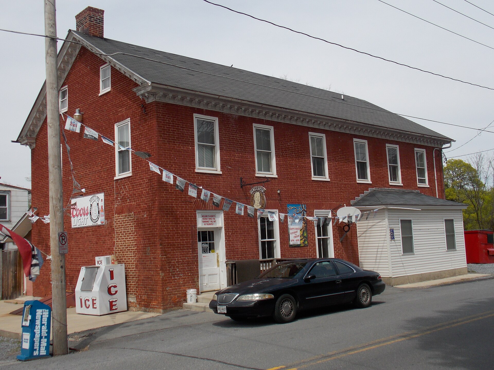 Buildings in the Leitersburg, Maryland.