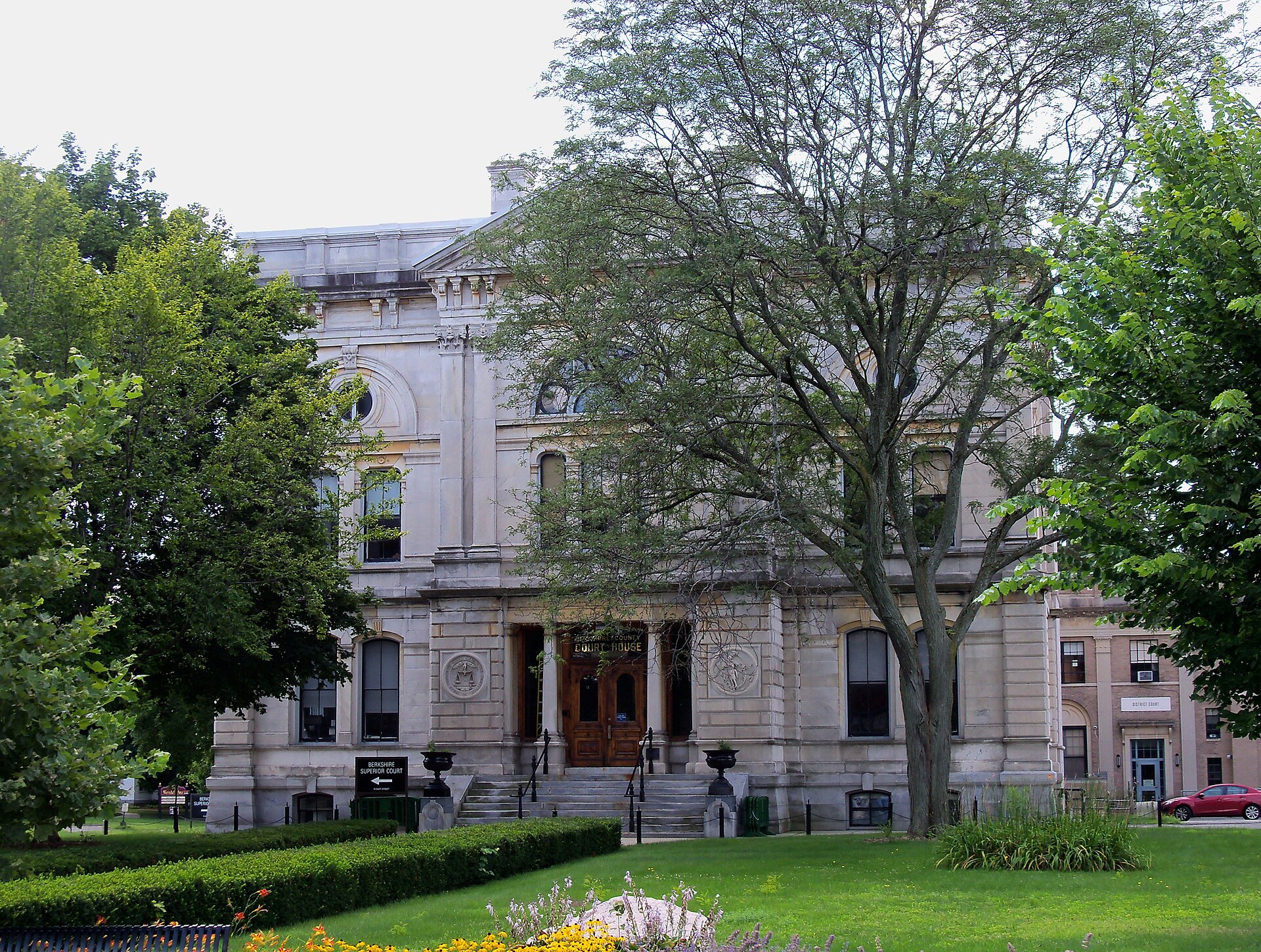 Berkshire County Courthouse in Pittsfield, Massachusetts, USA.