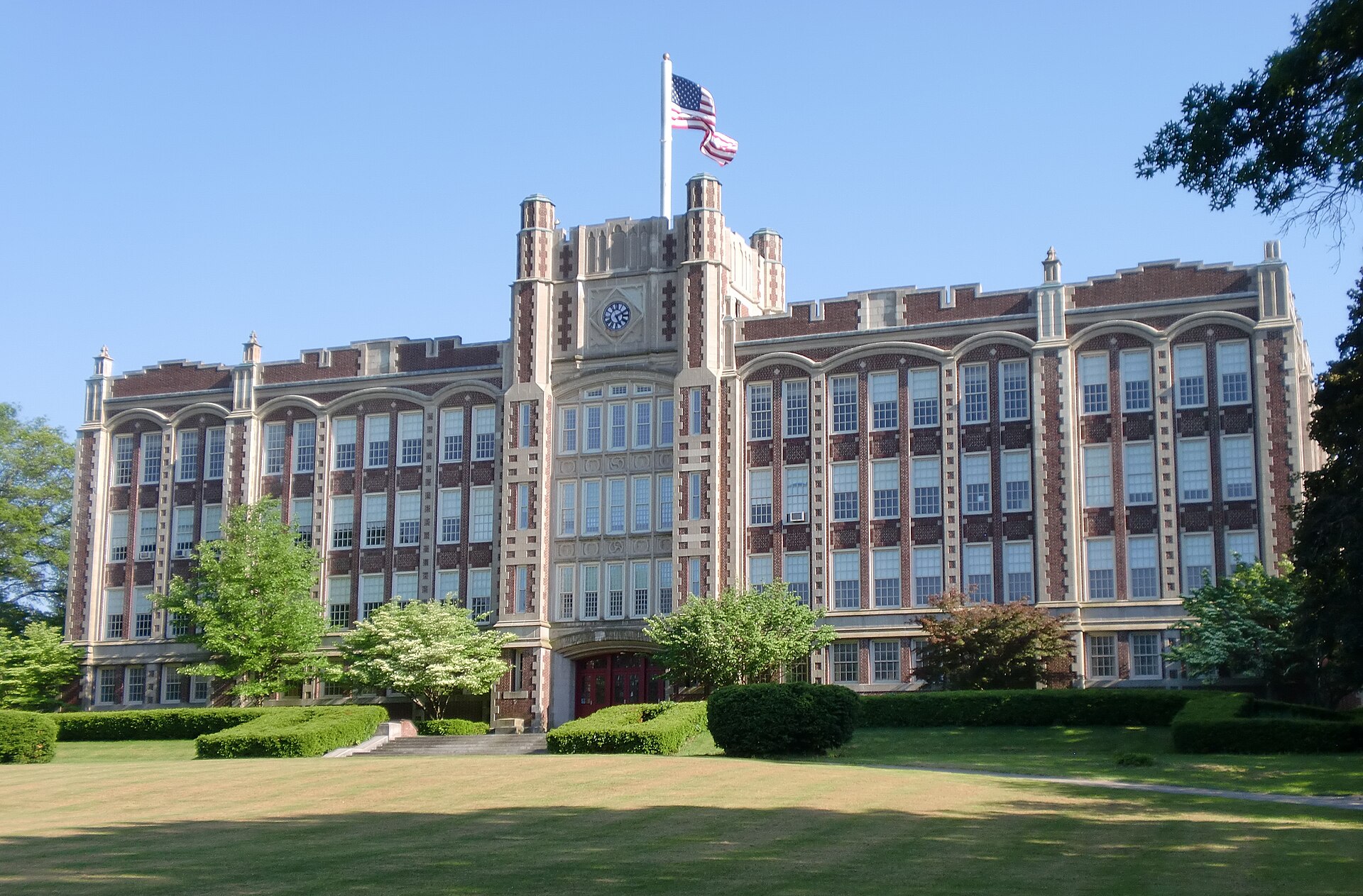 The old Chicopee High School — Massachusetts