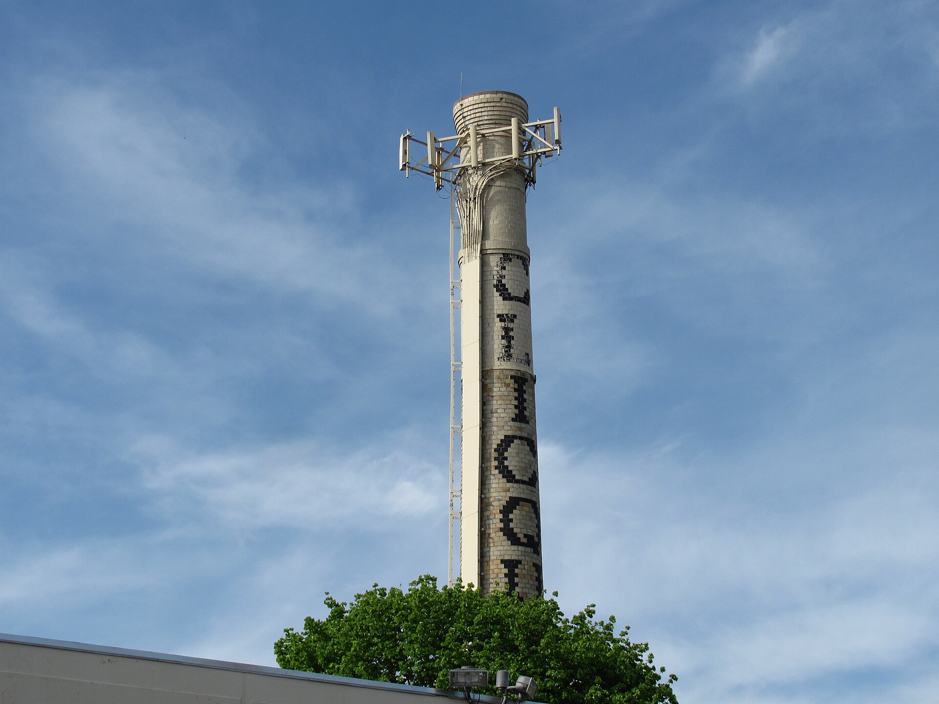 Clicquot Smoke Stack, Millis Massachusetts — Millis-Clicquot, Massachusetts