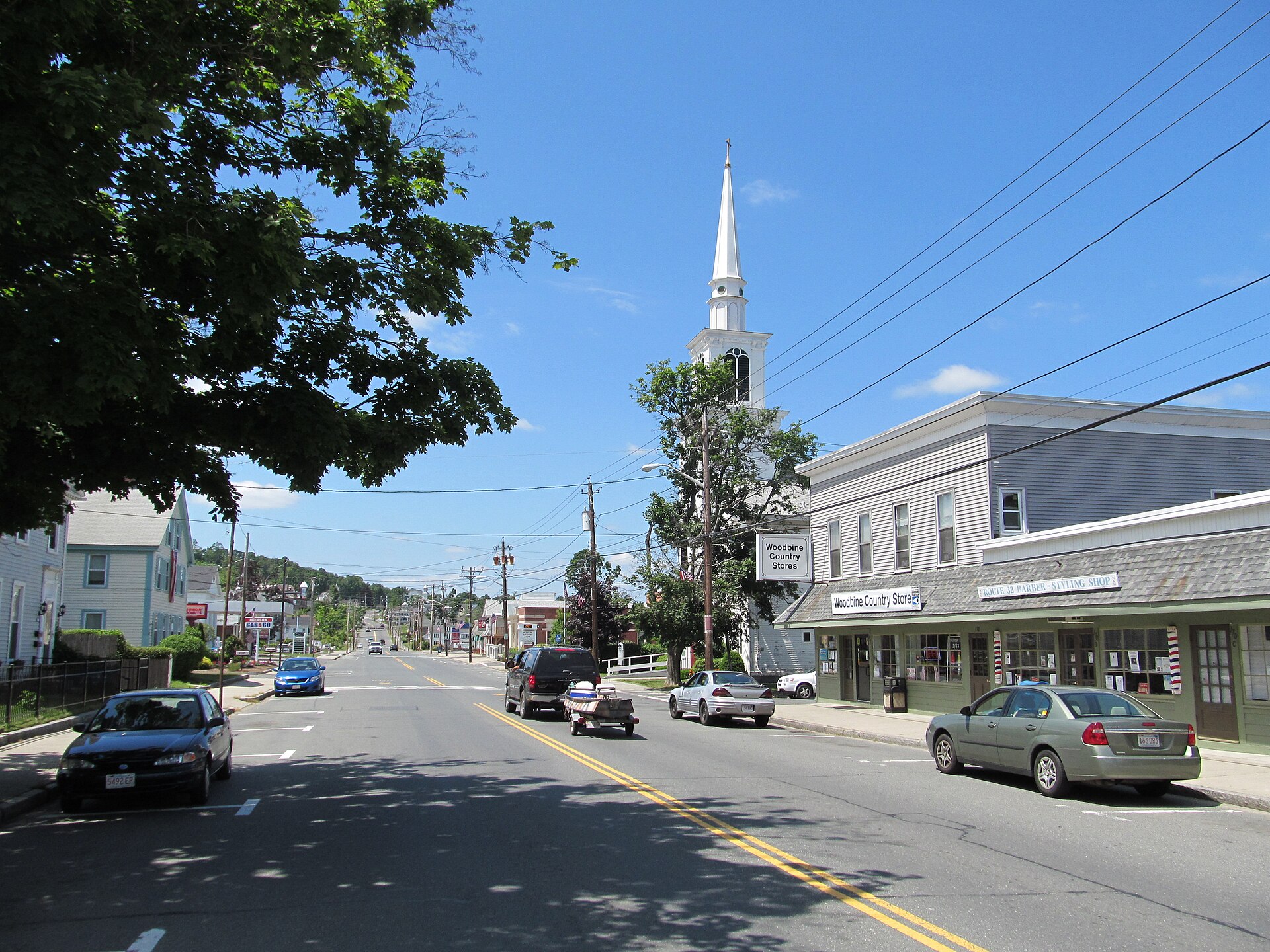 Main Street, Monson Massachusetts — Monson Center, Massachusetts