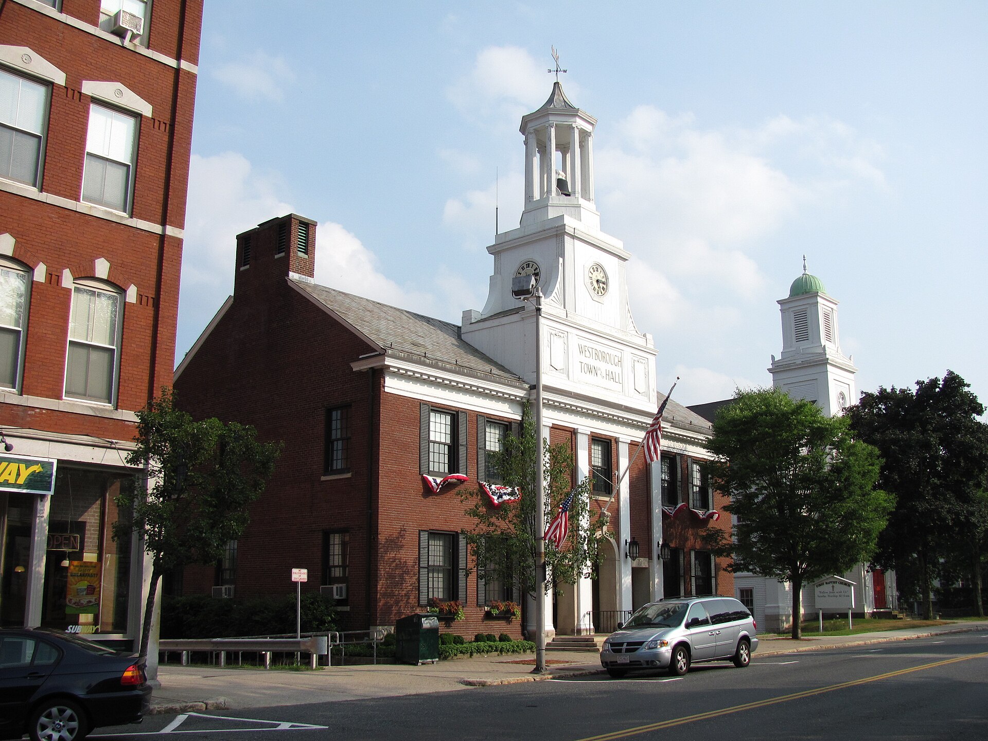 Westborough Town Hall, Westborough Massachusetts