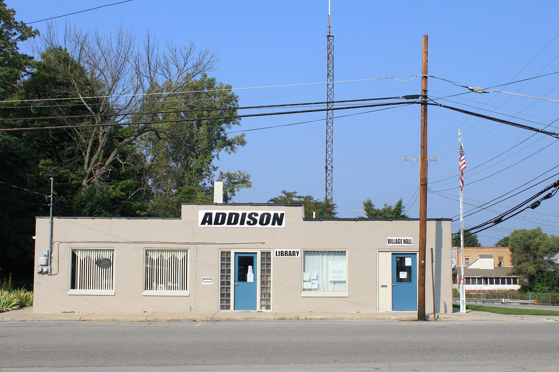 Main Street in Addison, Michigan