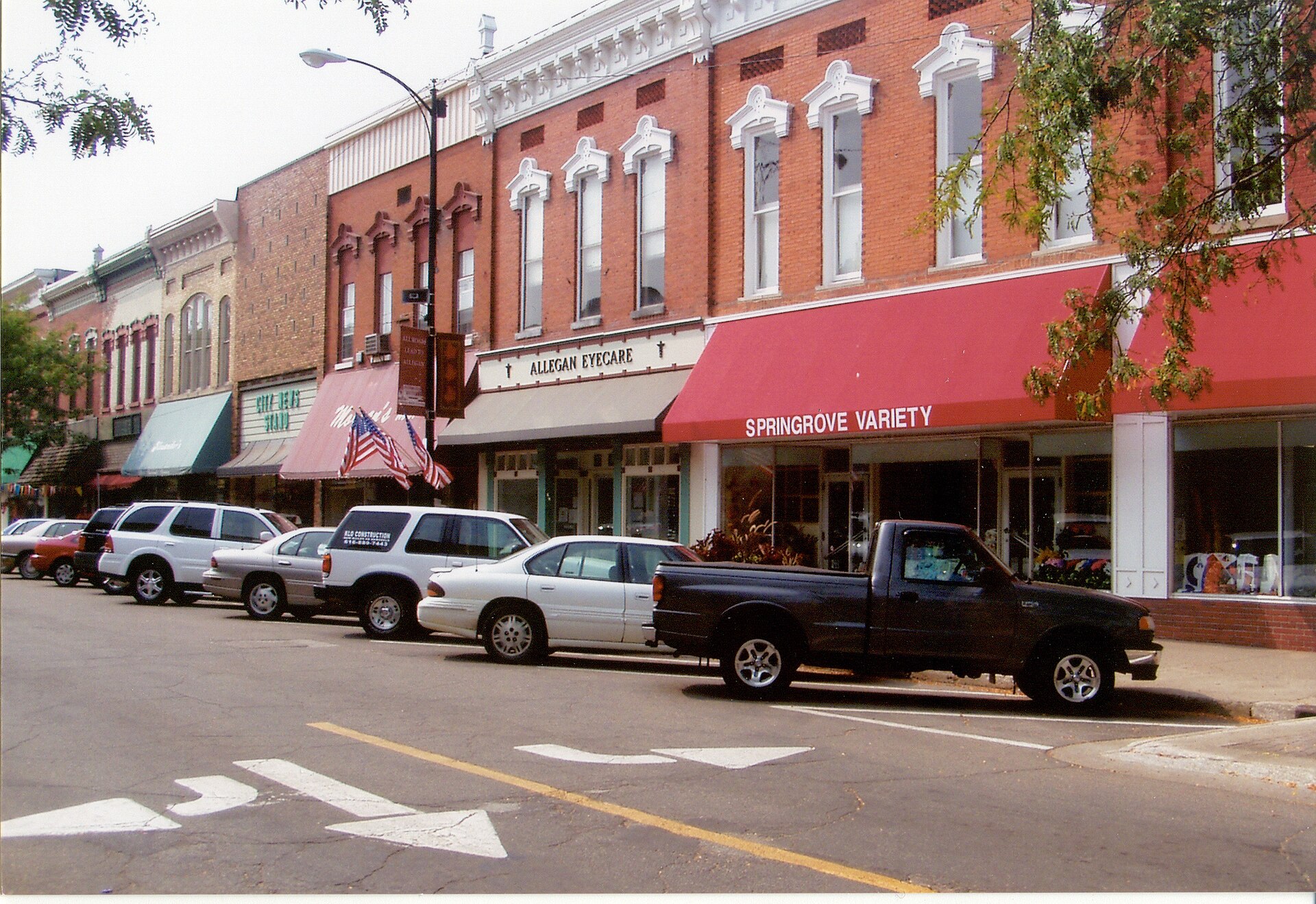 Main Street in Allegan, Michigan