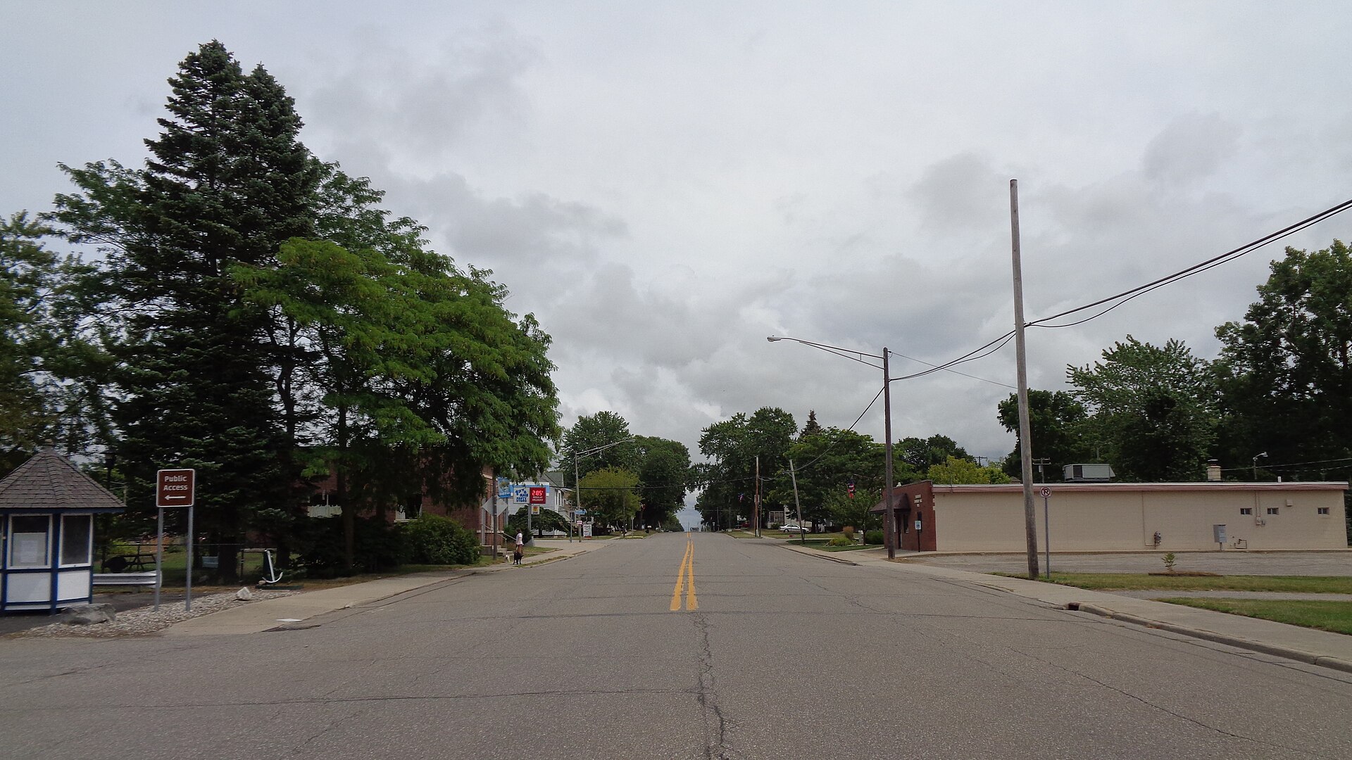 Depicted place: Bay Port — Michigan