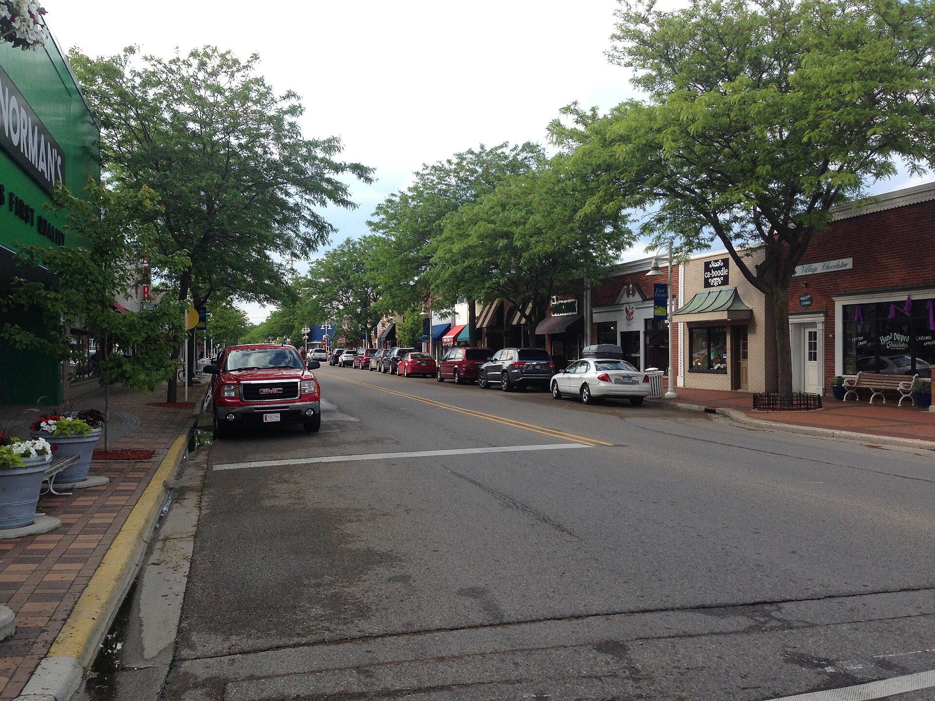 downtown East Tawas, Michigan