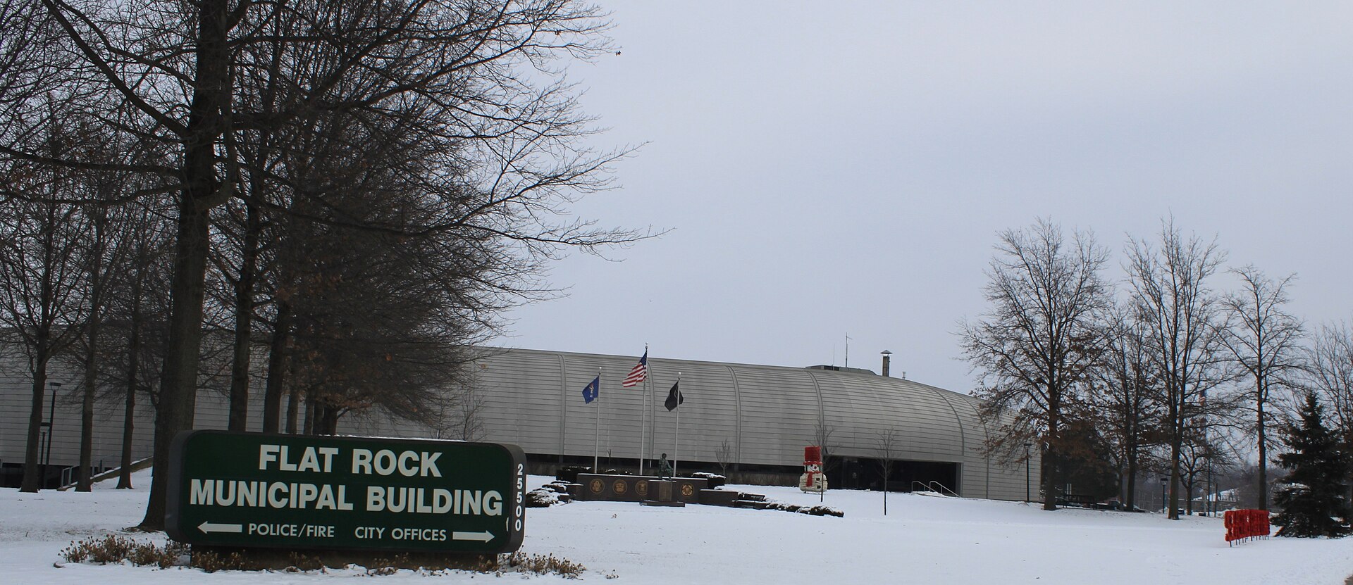 Flat Rock Municipal Building, 25500 Gibraltar Road, Flat Rock Michigan