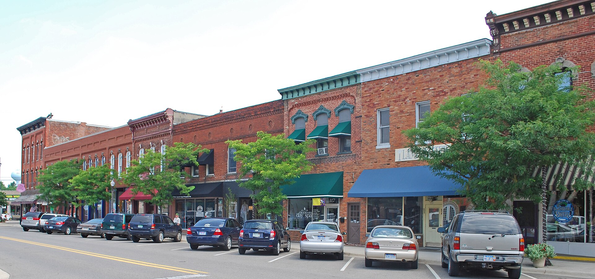 Downtown Holly, Michigan.