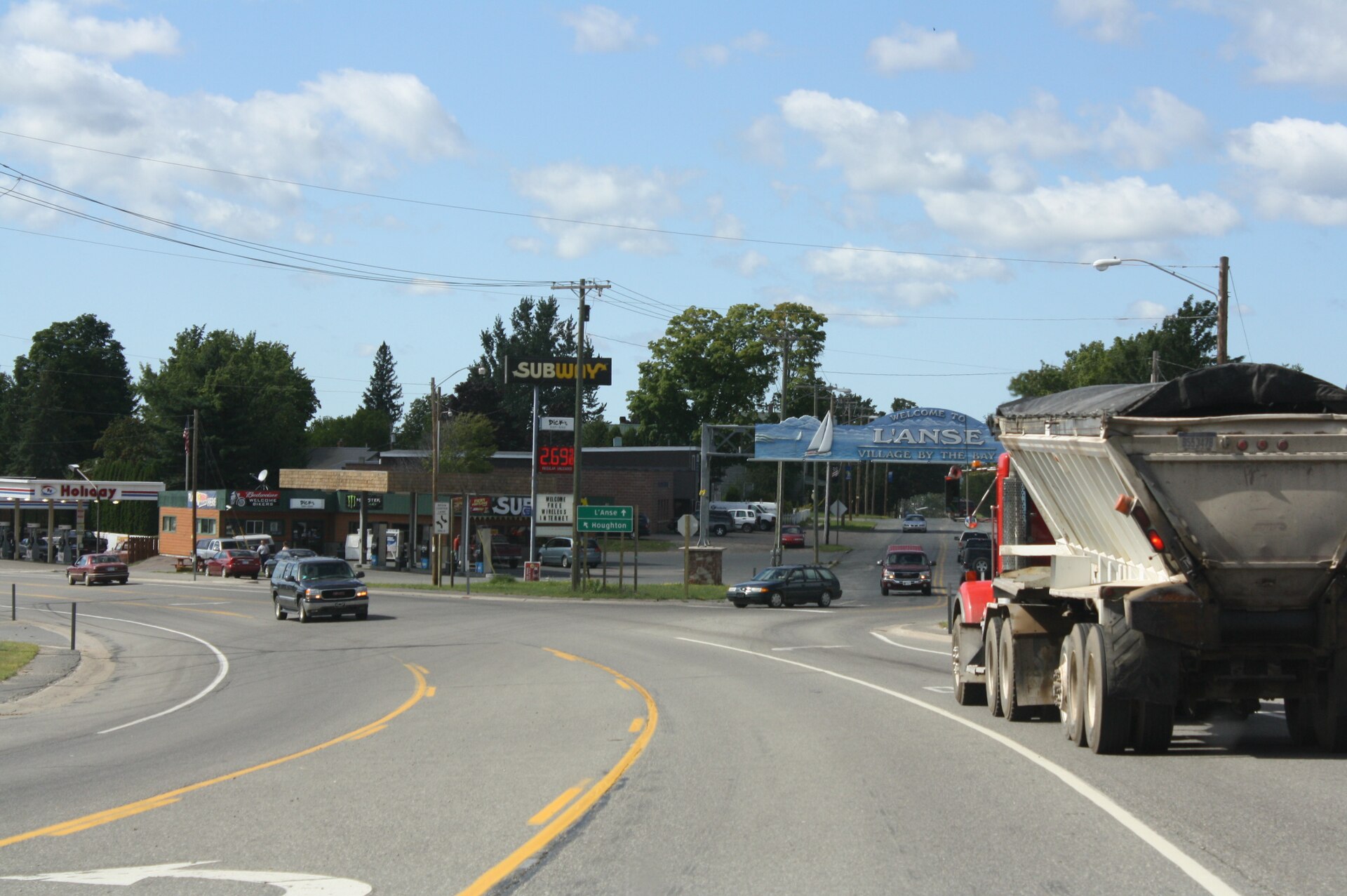 Outdoor view in L'Anse, Michigan