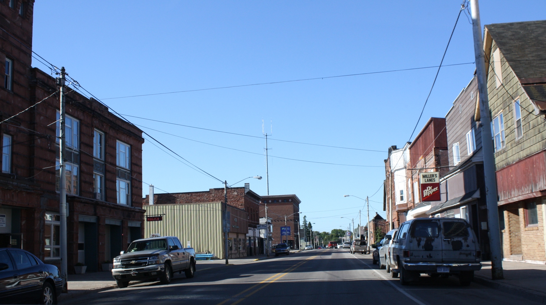 Downtown w:Laurium, Michigan. This file was uploaded with Commonist.