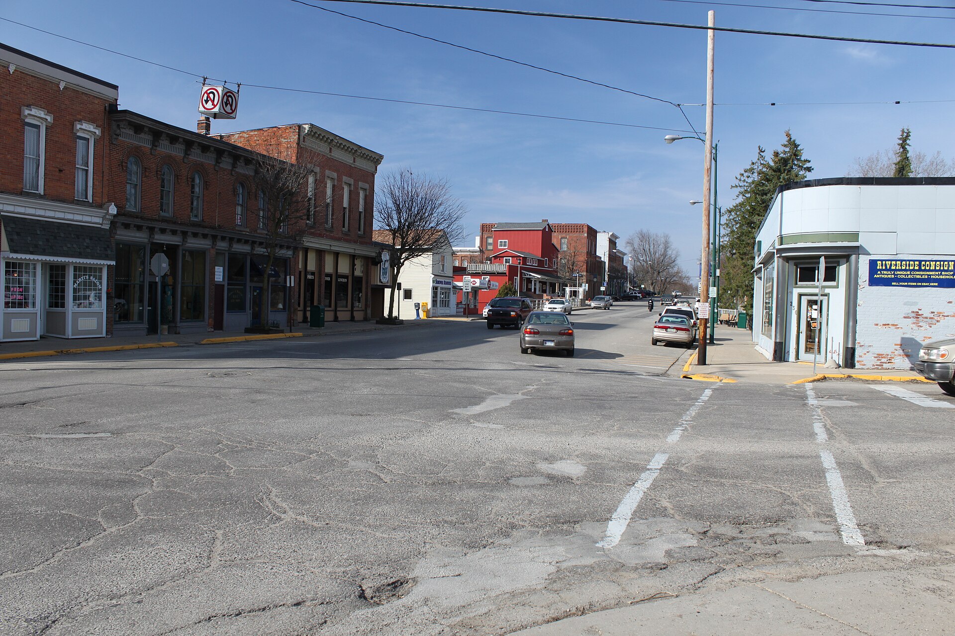 Main Street in Manchester, Michigan