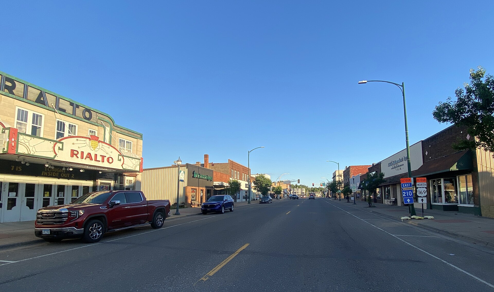 Buildings on Minnesota Avenue, Aitkin, Minnesota, USA
