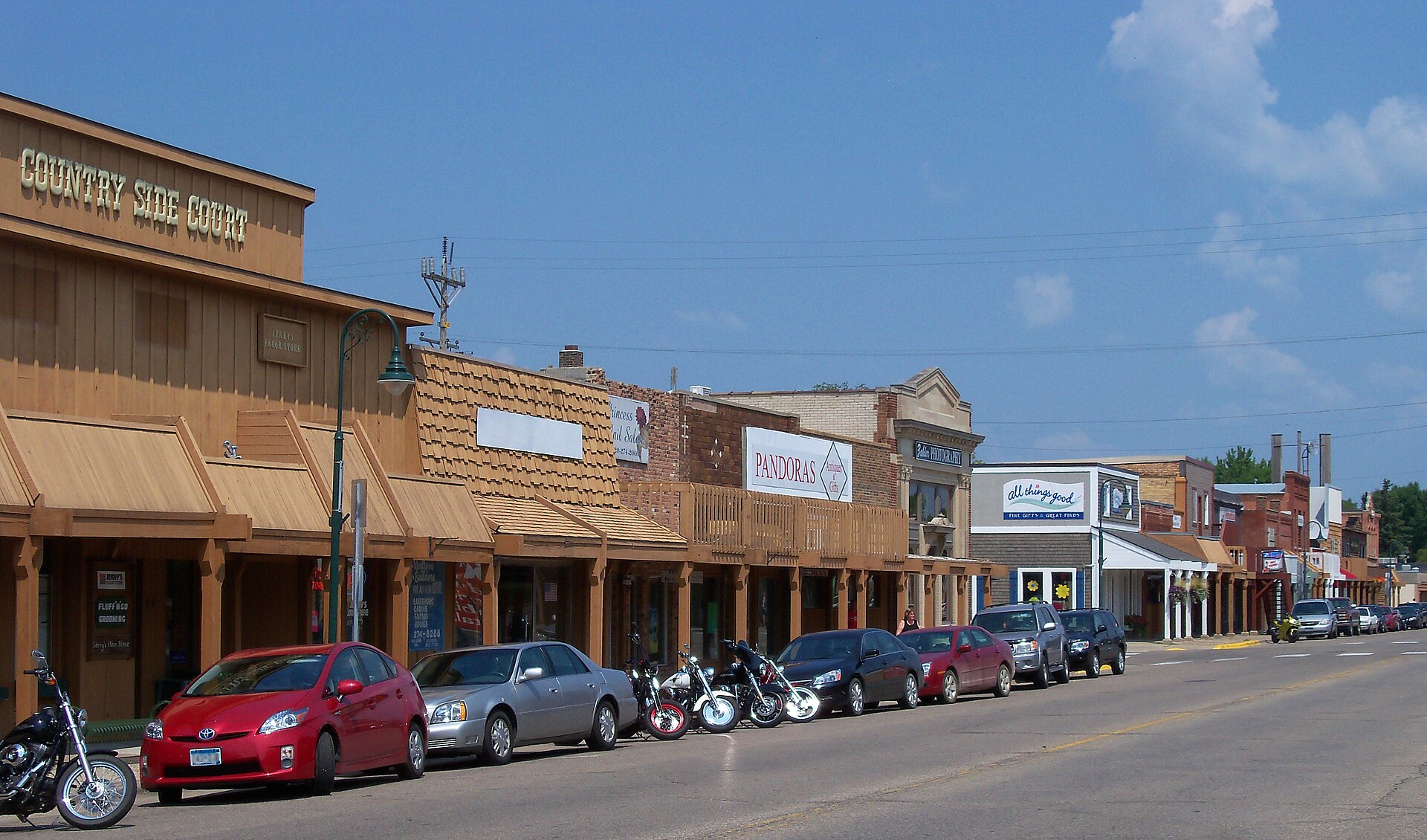 Downtown Annandale, Minnesota, USA.