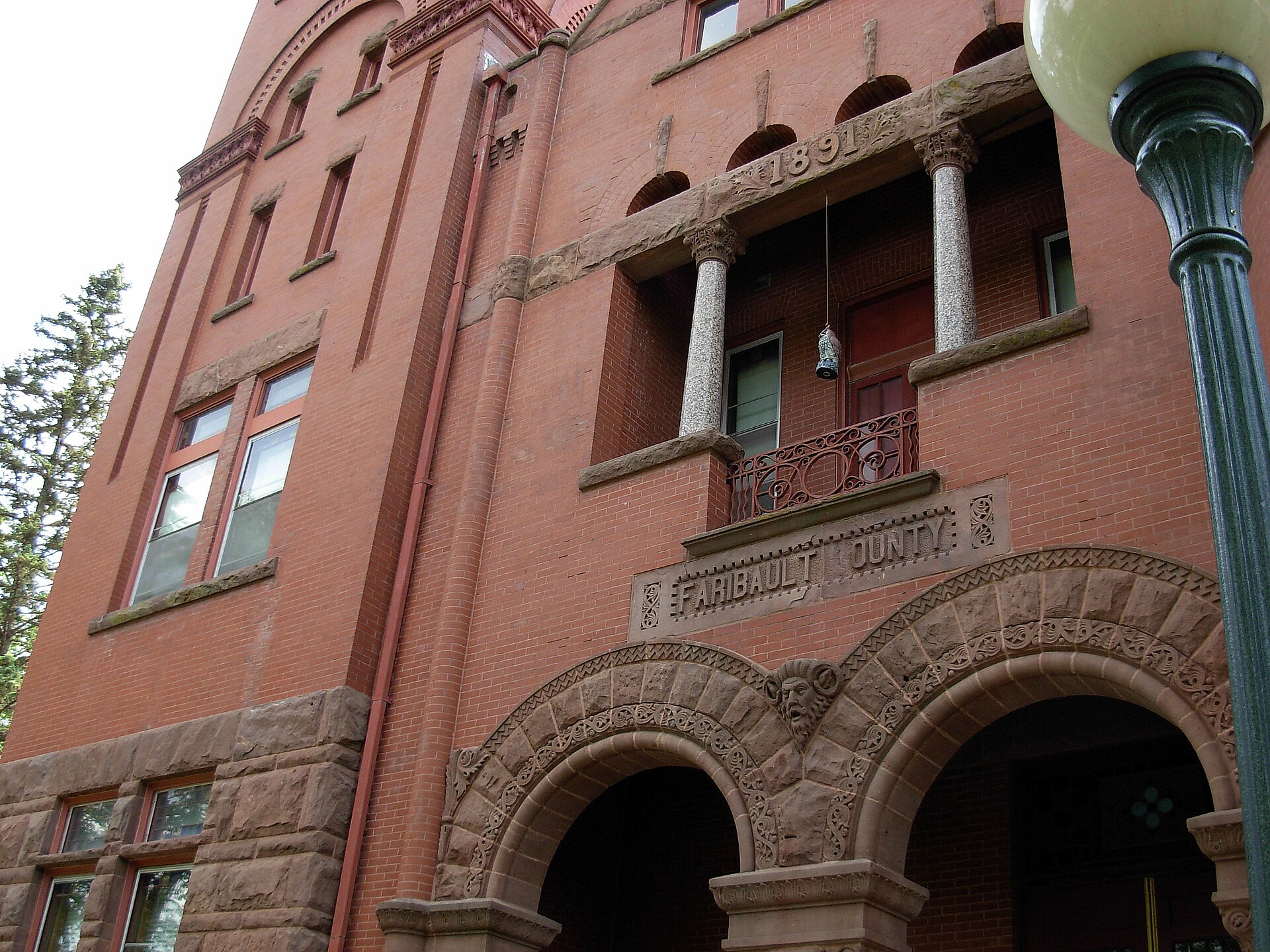 Faribault County Courthouse in Blue Earth, Minnesota