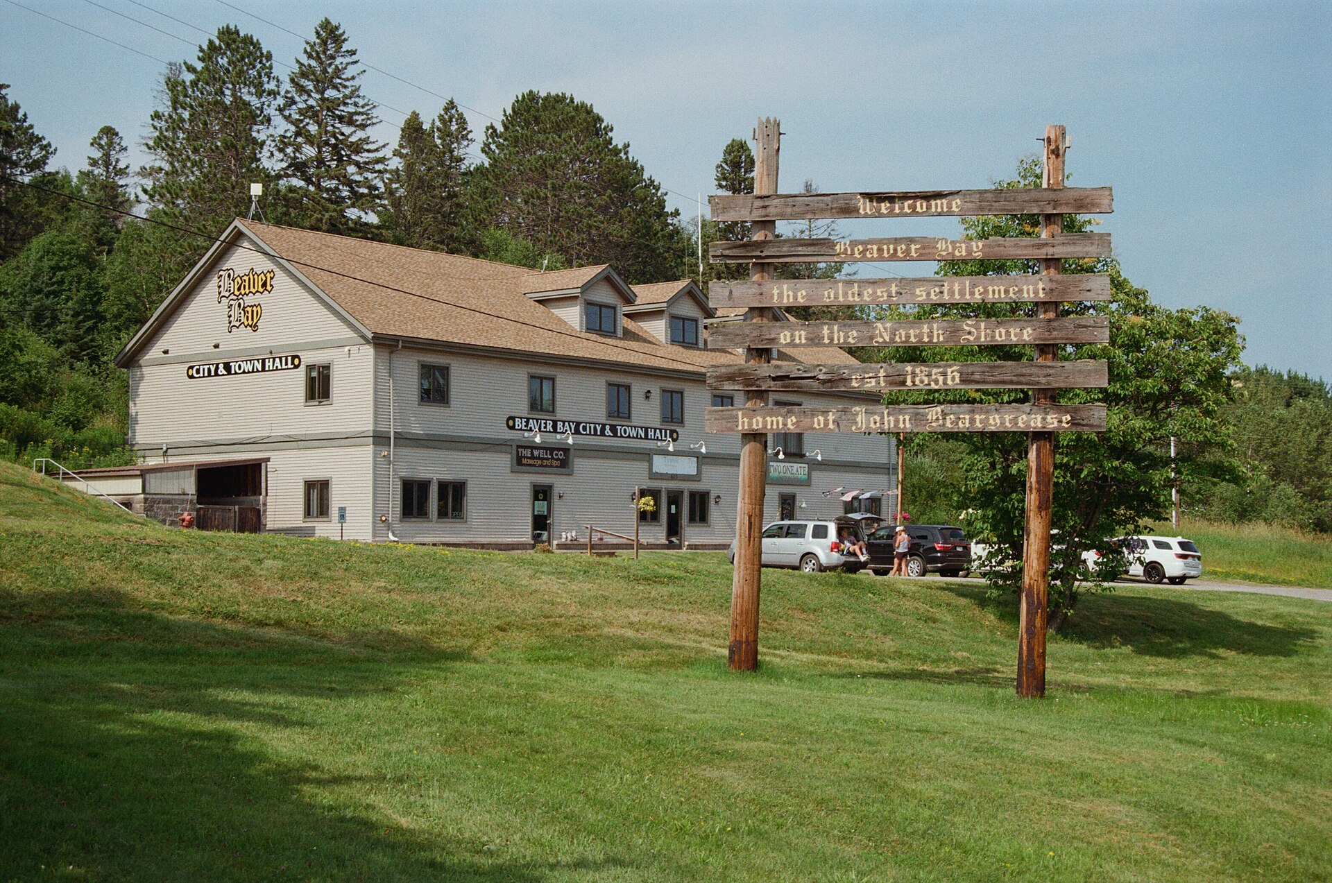 Town hall in Beaver Bay, Minnesota