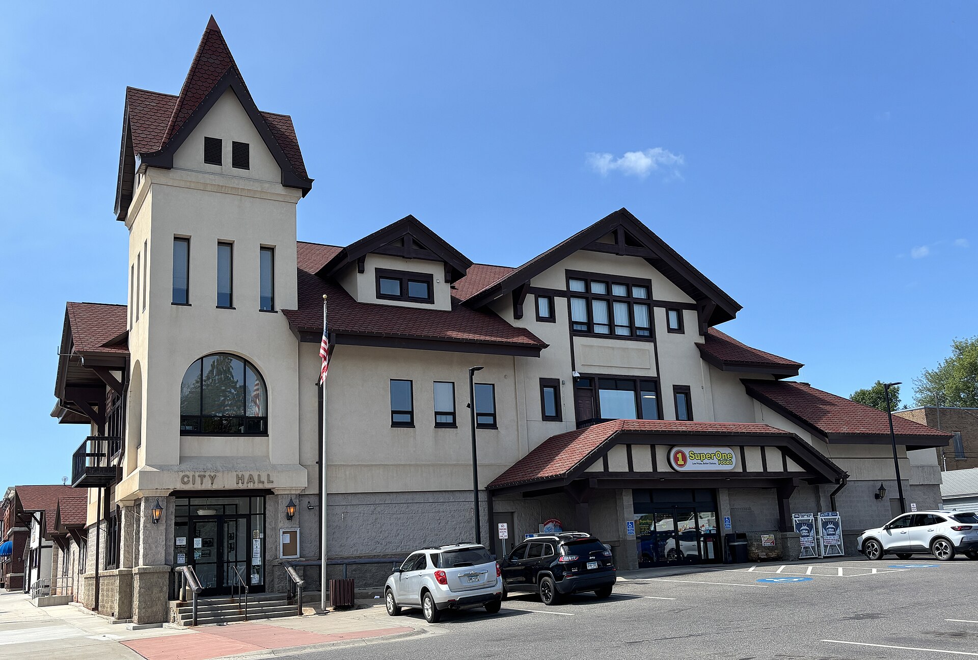 City hall in Biwabik, Minnesota