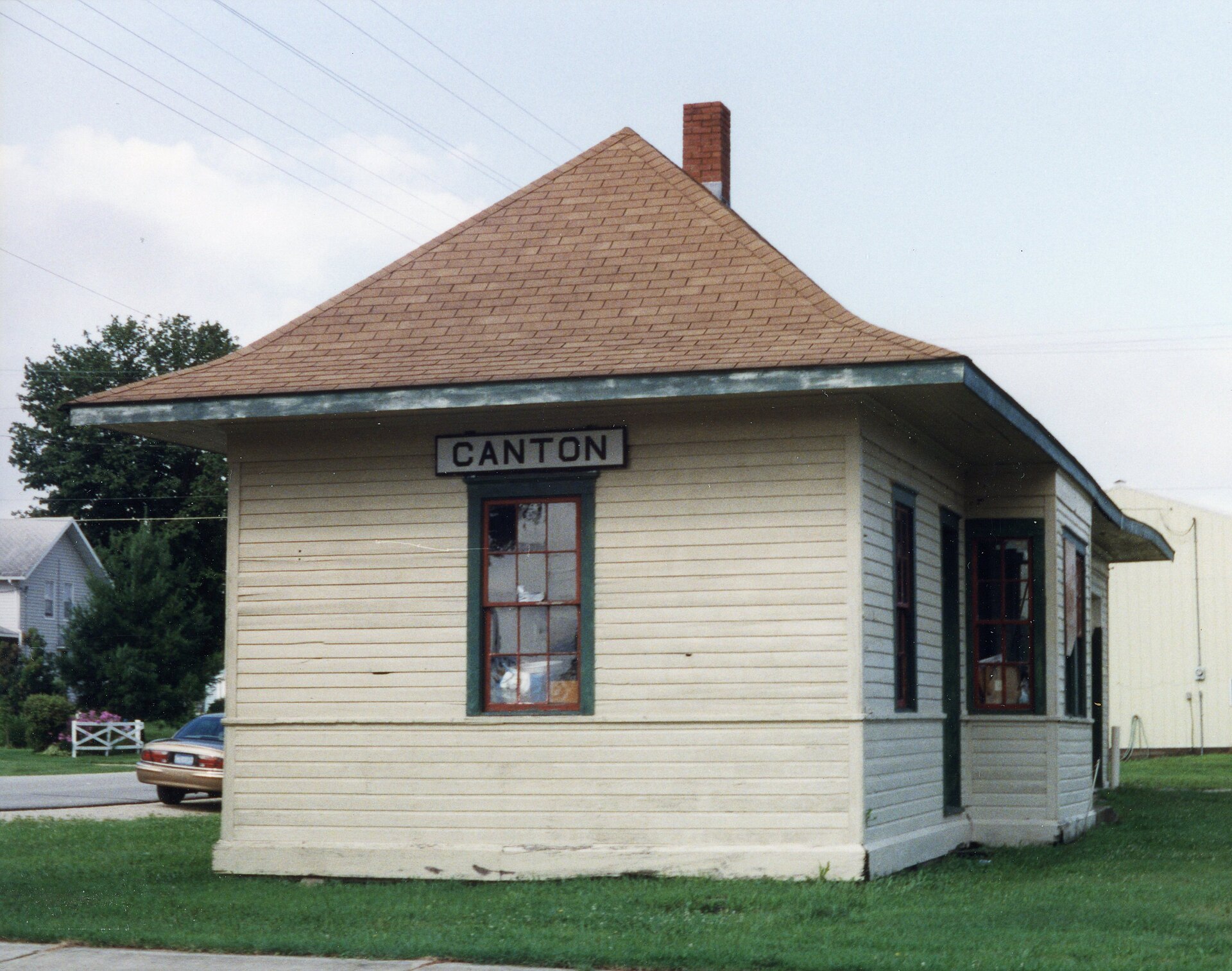 Railway station in Canton, Minnesota