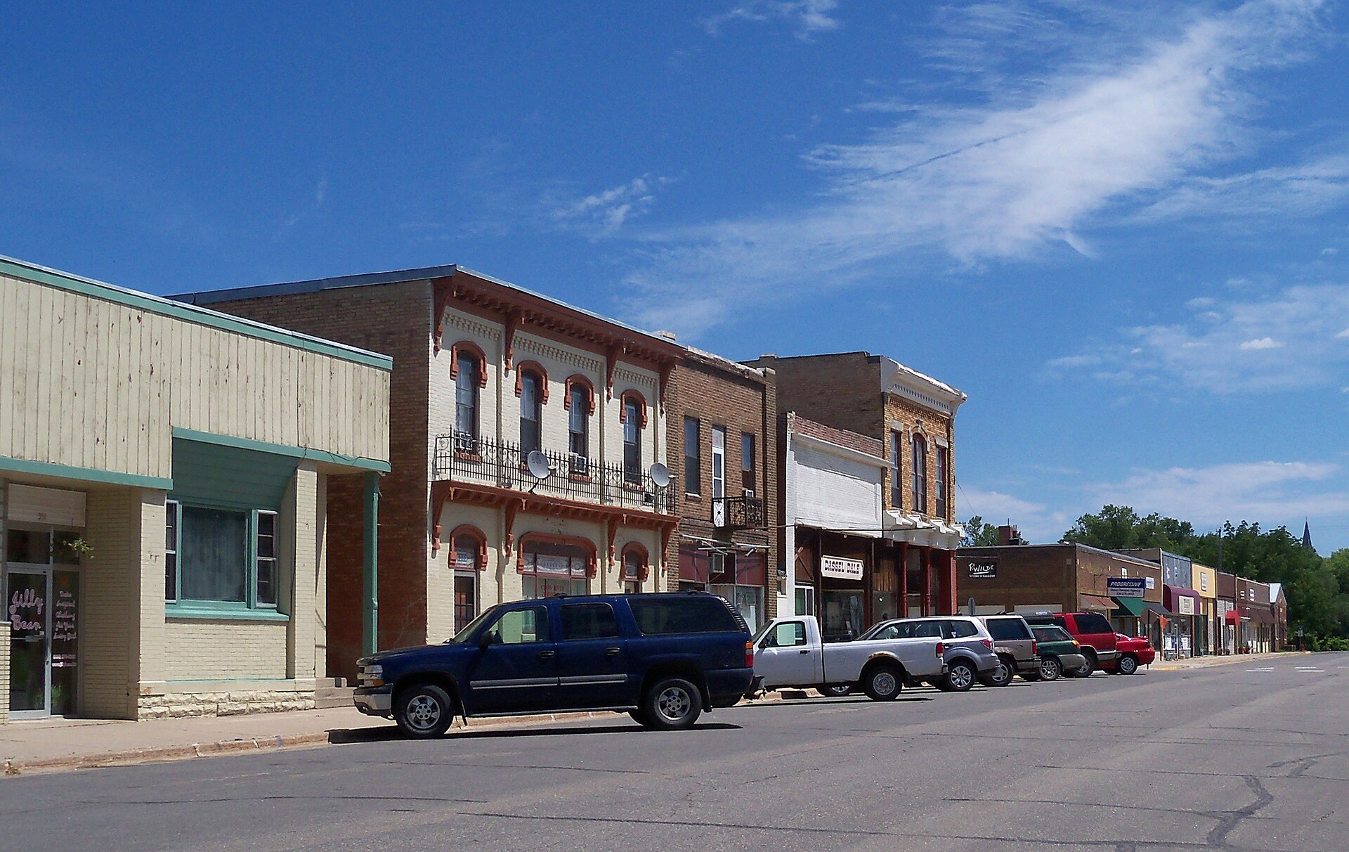 Street scene in Dassel, Minnesota