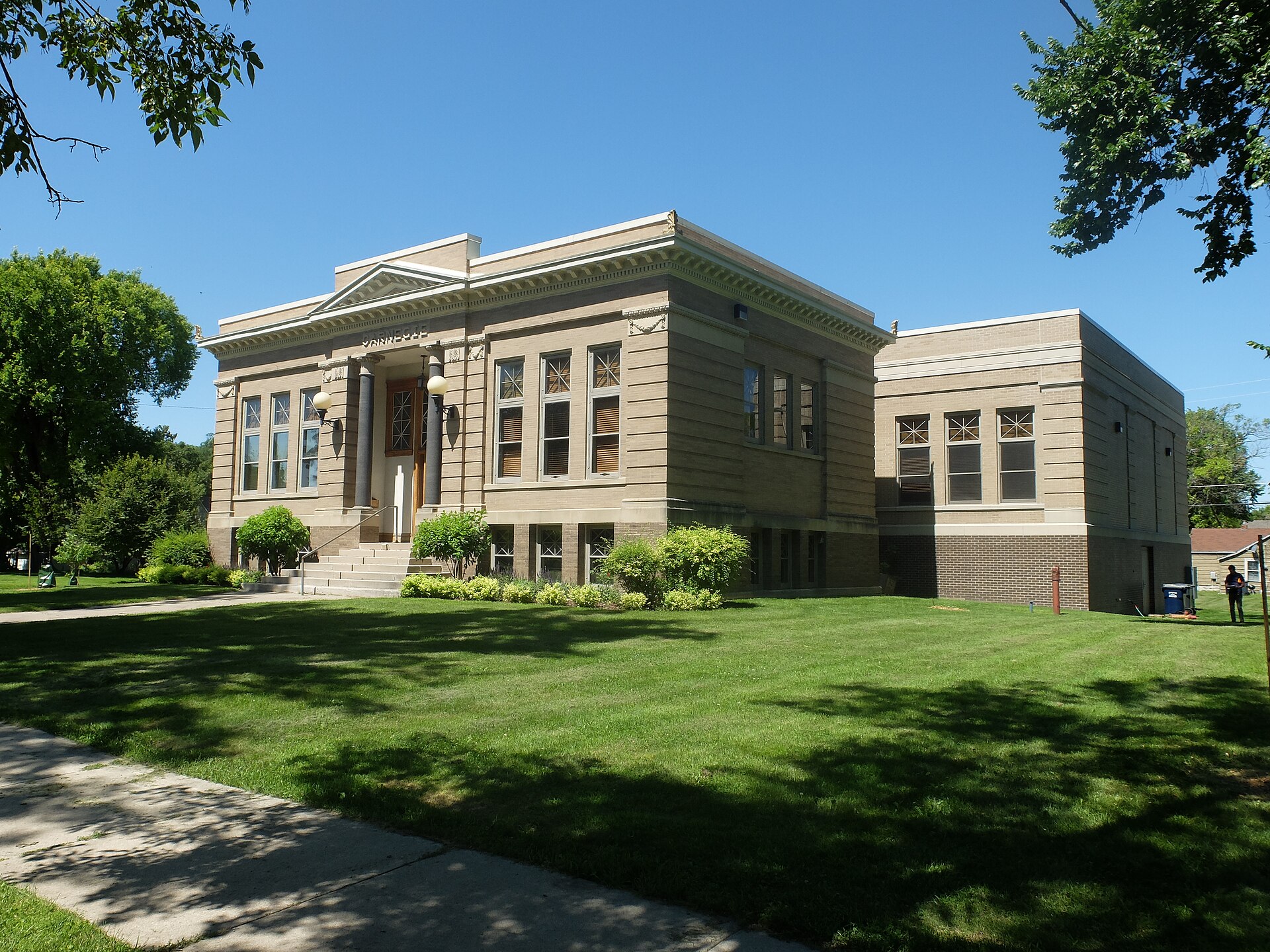 Stevens County Historical Museum is housed in a former library building built in 1905. 16 West 6th Street, Morris, Minnesota, United States. Operated by the Stevens County Historical Society.