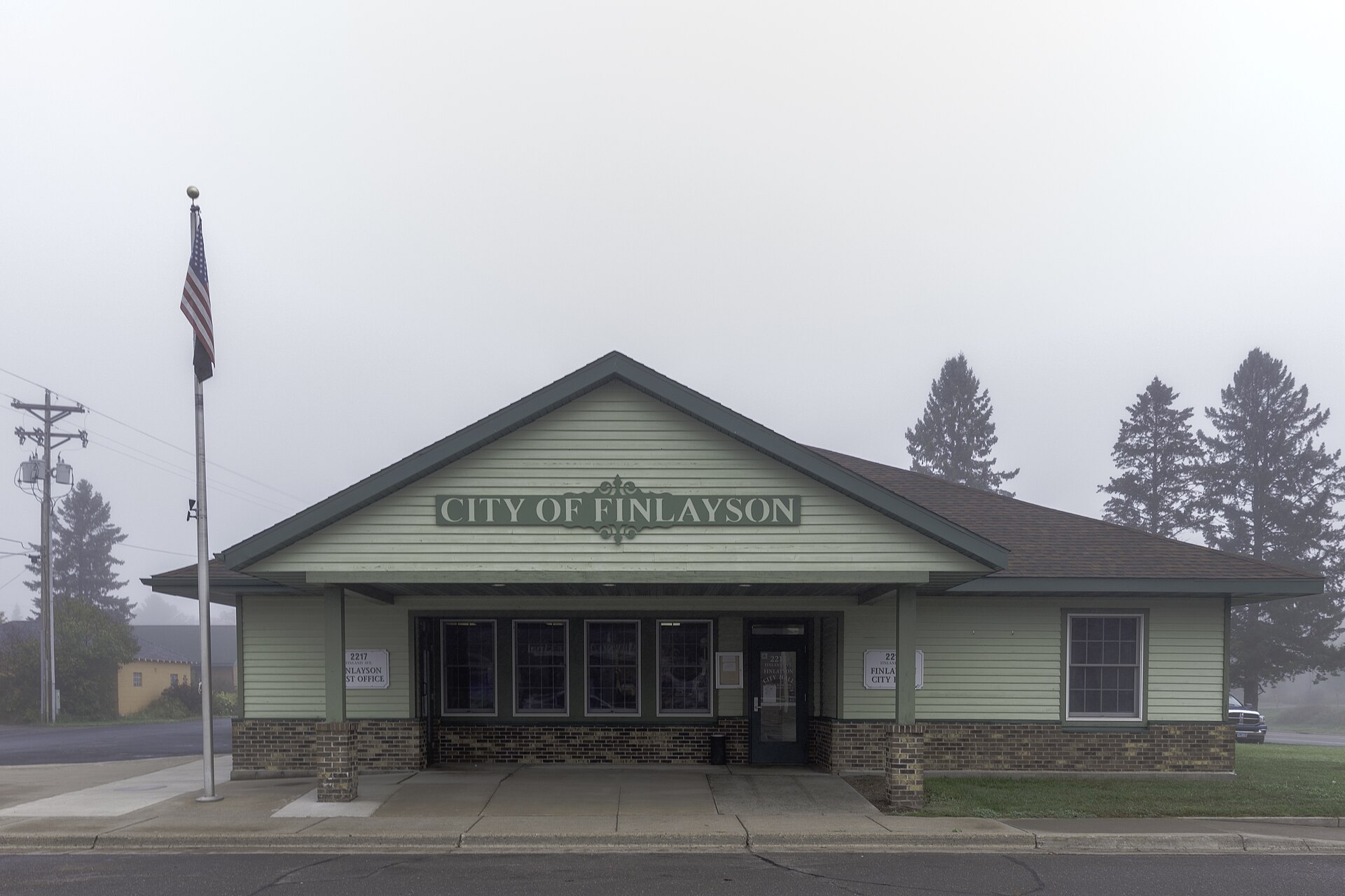Local building in Finlayson, Minnesota