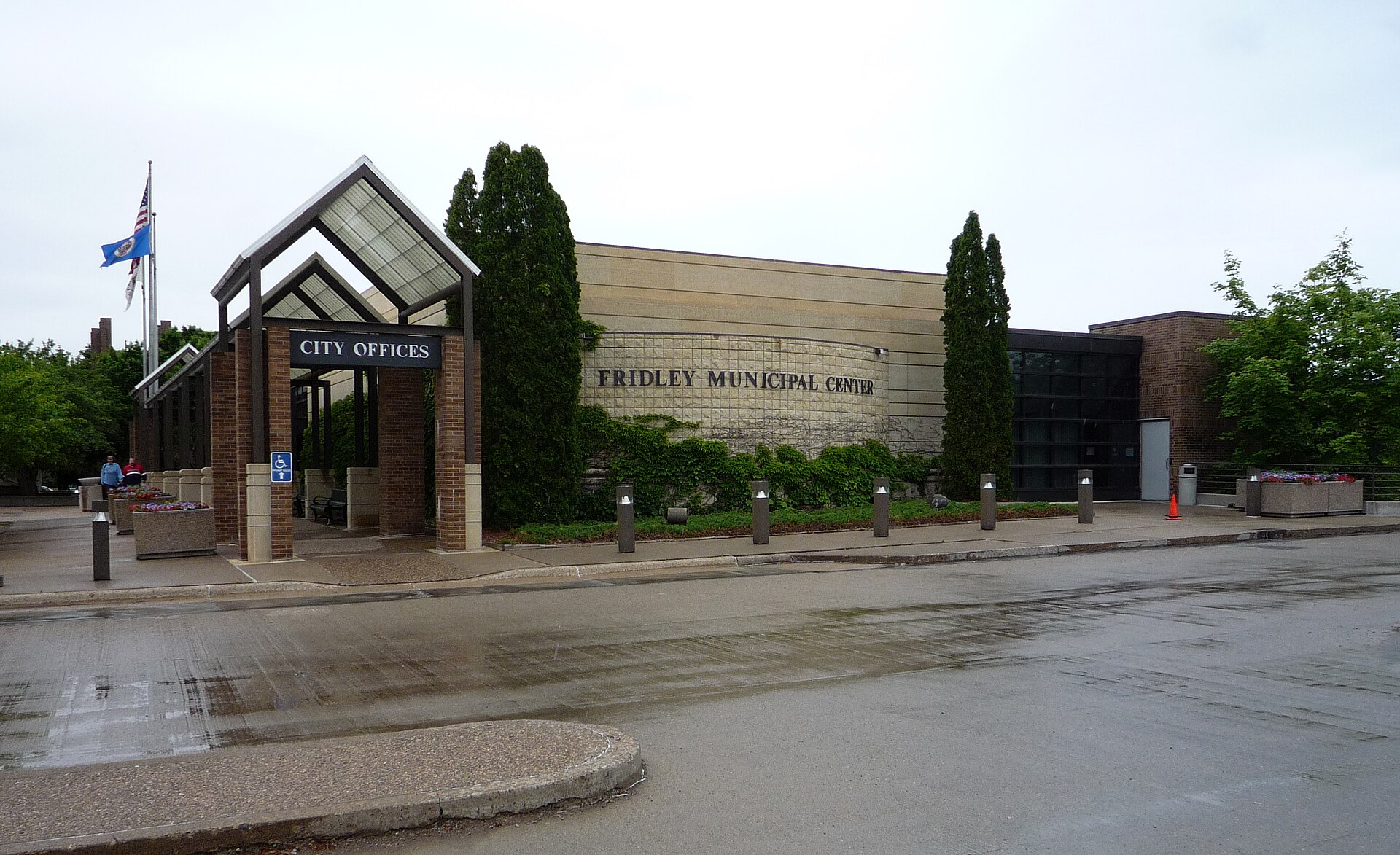 City Offices (and city hall), Fridley, Minnesota, USA.