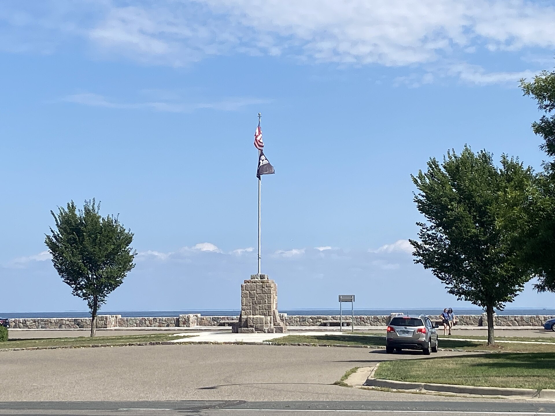 Monument in Garrison, Minnesota
