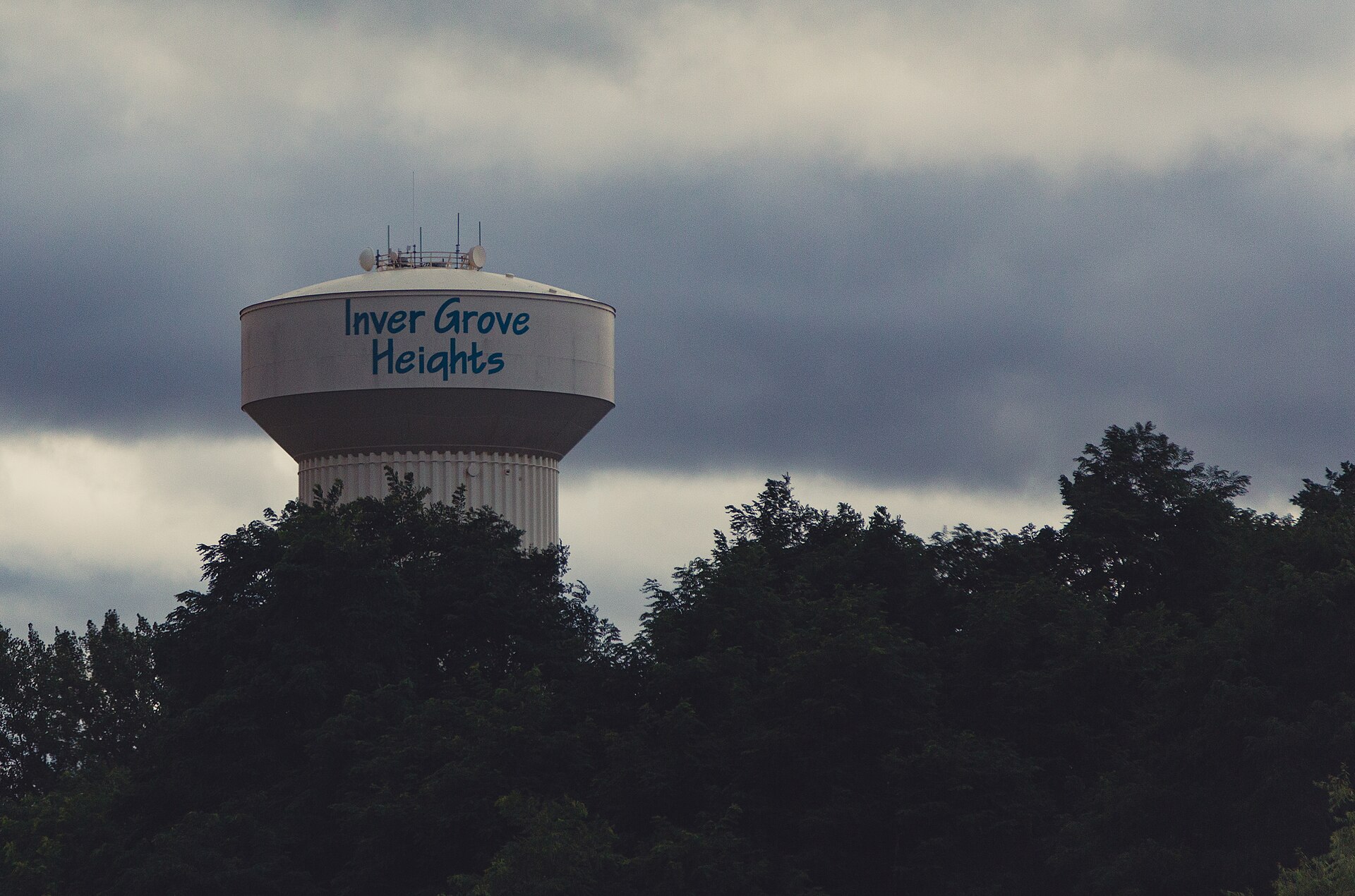 Water tower in the City of Inver Grove Heights, Minnesota