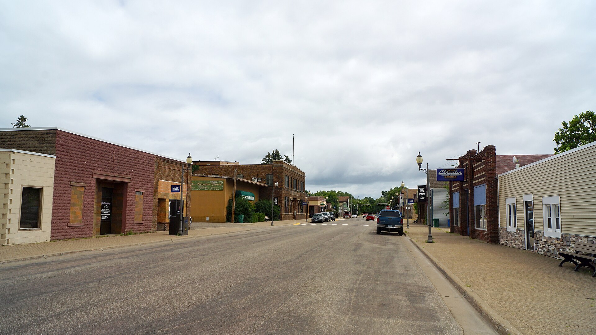 Main Street in Isanti, Minnesota.