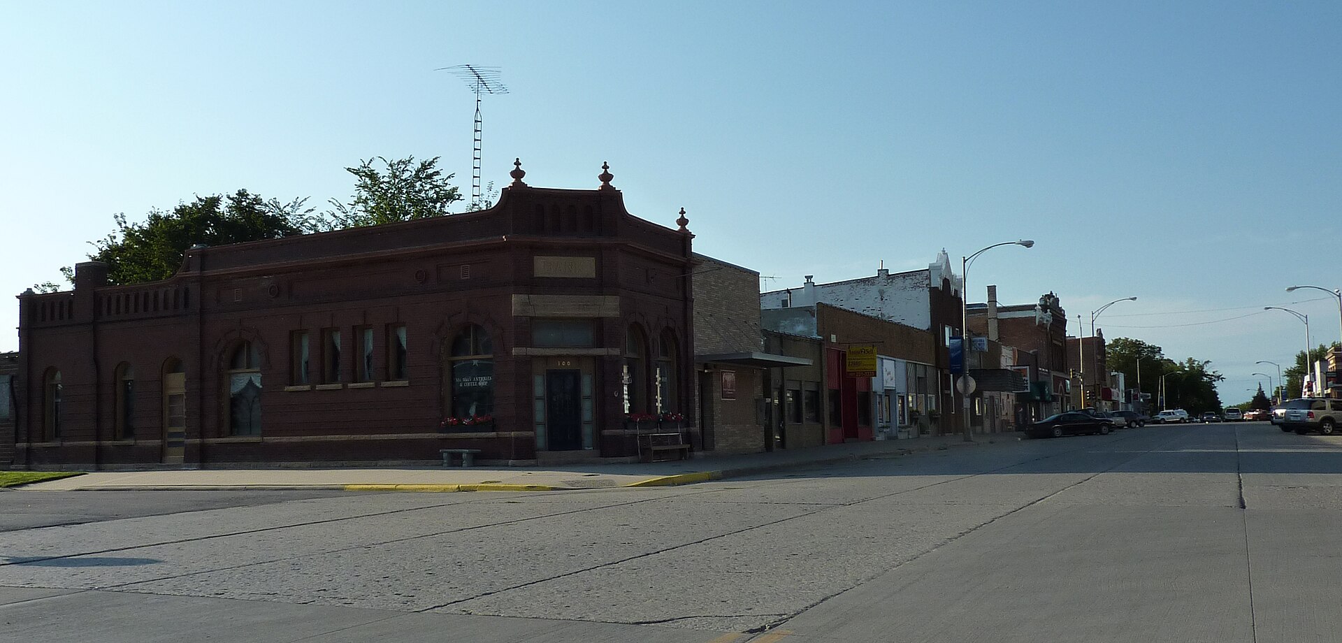 Downtown streets in Janesville, Minnesota