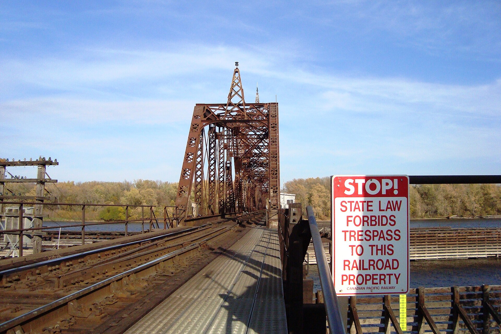 Bridge in La Crescent, Minnesota
