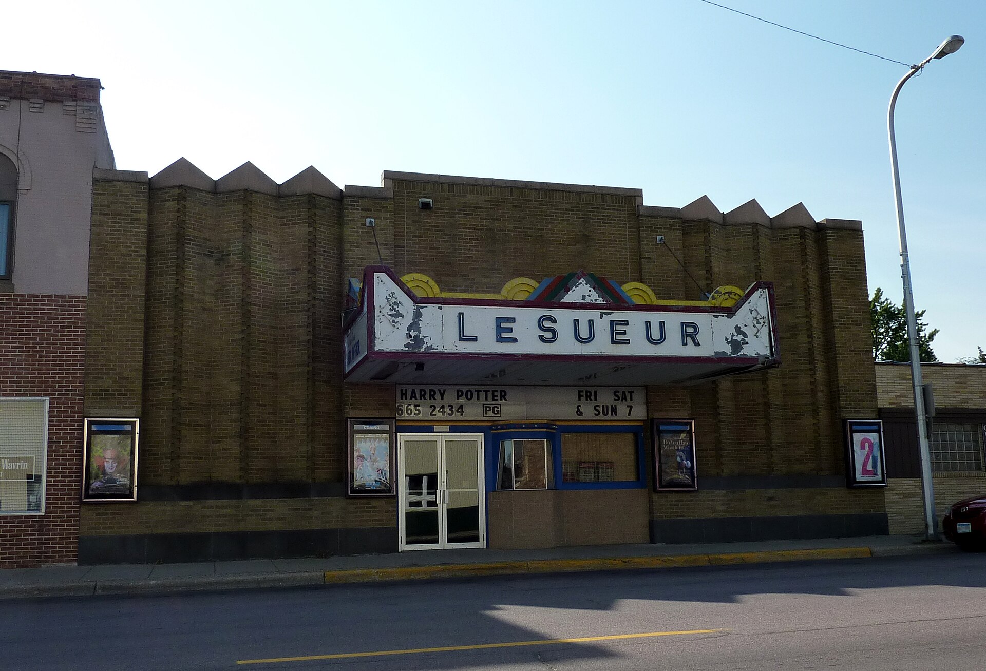 Le Sueur Theater, Le Sueur, Minnesota, USA.