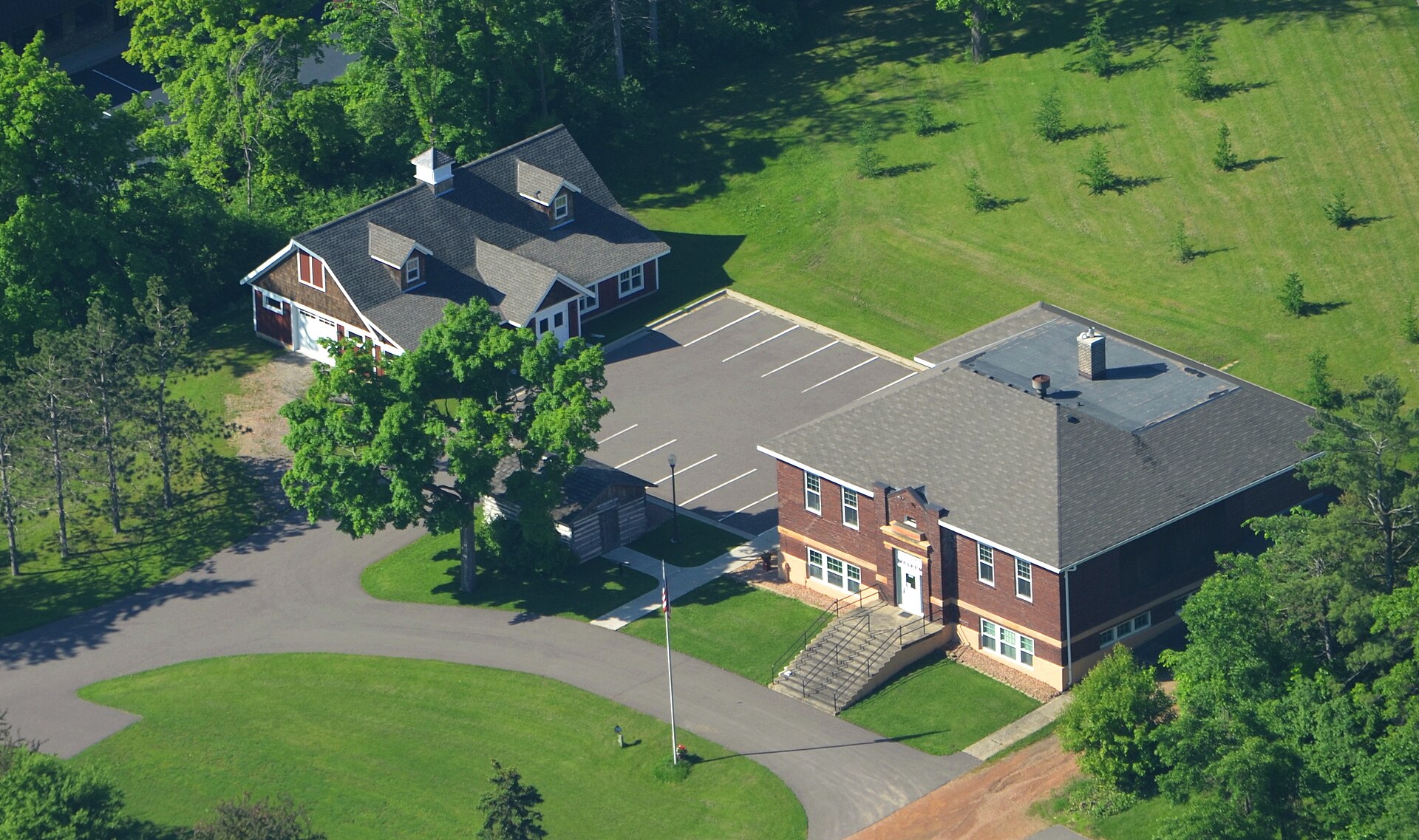 Aerial picture of the Museum in Long Lake, Minnesota Western Hennepin County Pioneer Association Pioneer Museum WHCPA