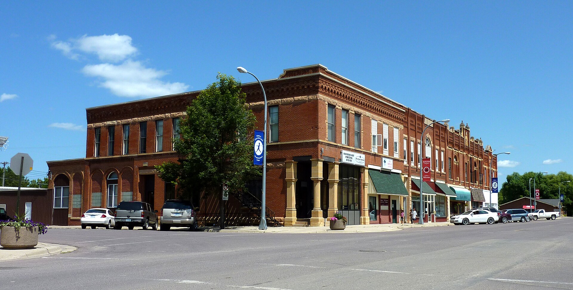 Main Street in Mapleton, Minnesota