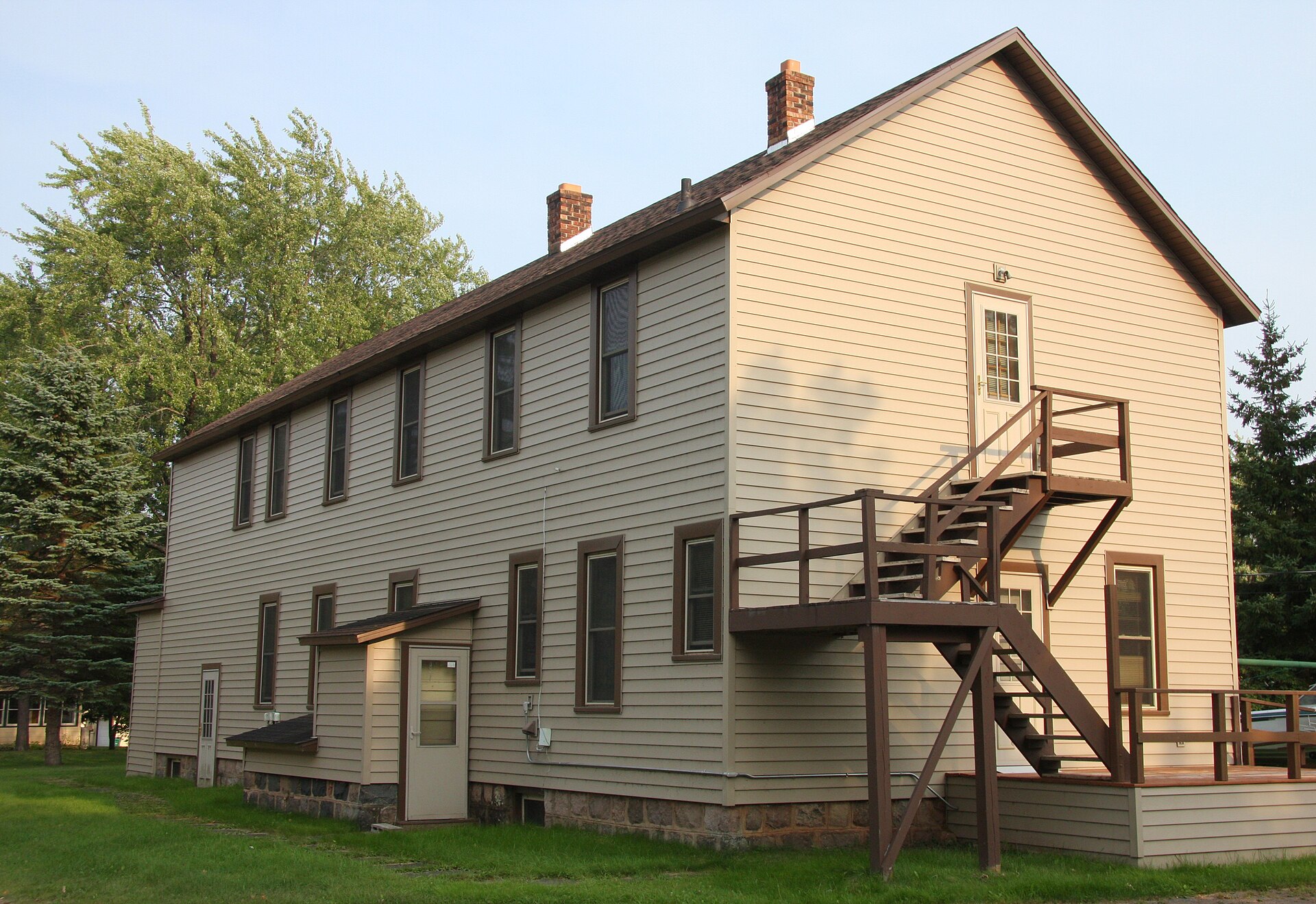 Street scene in Marble, Minnesota