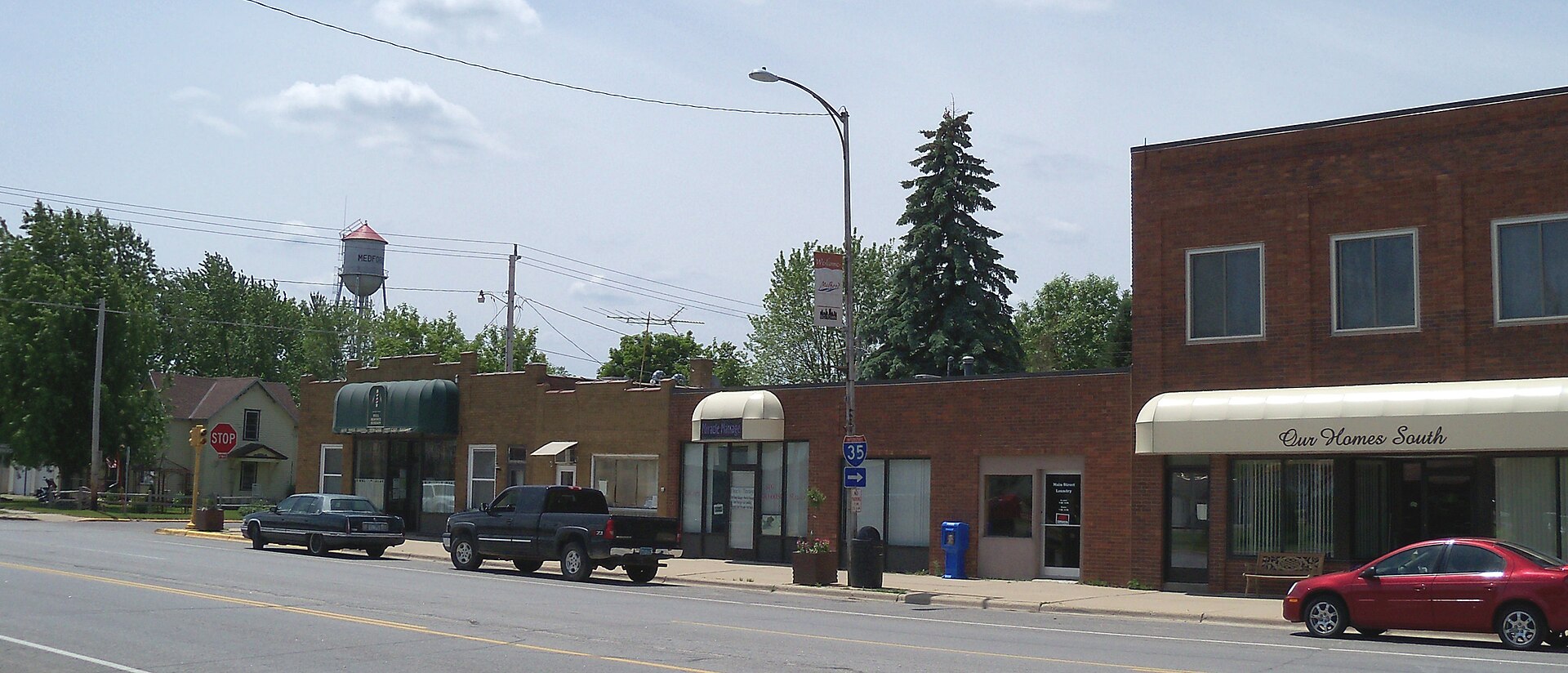 Local building in Medford, Minnesota