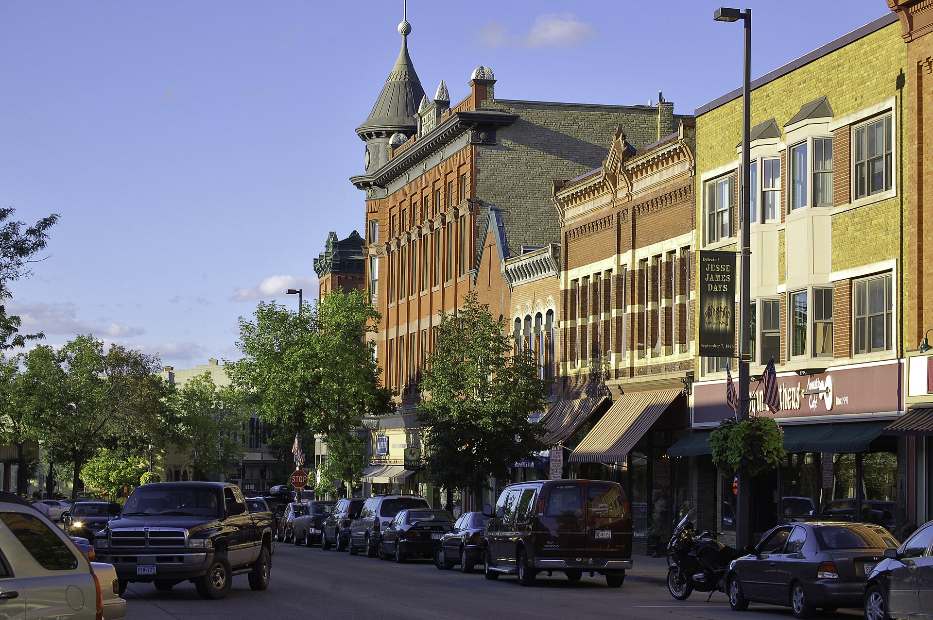 Downtown Northfield, Minnesota, United States, September 2010.