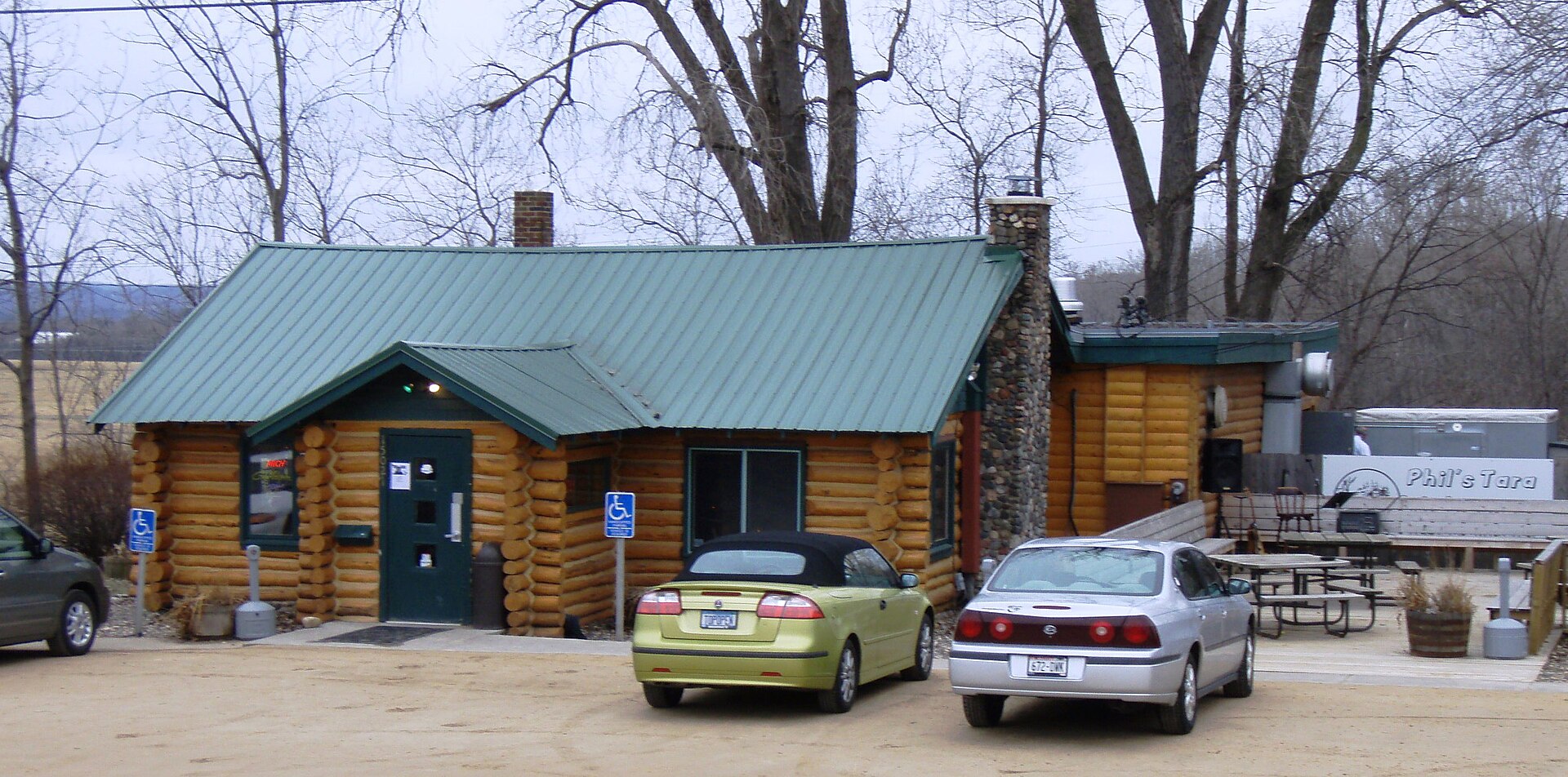 Log Cabin-Club Tara in Oak Park Heights, Minnesota, listed on the National Register of Historic Places.