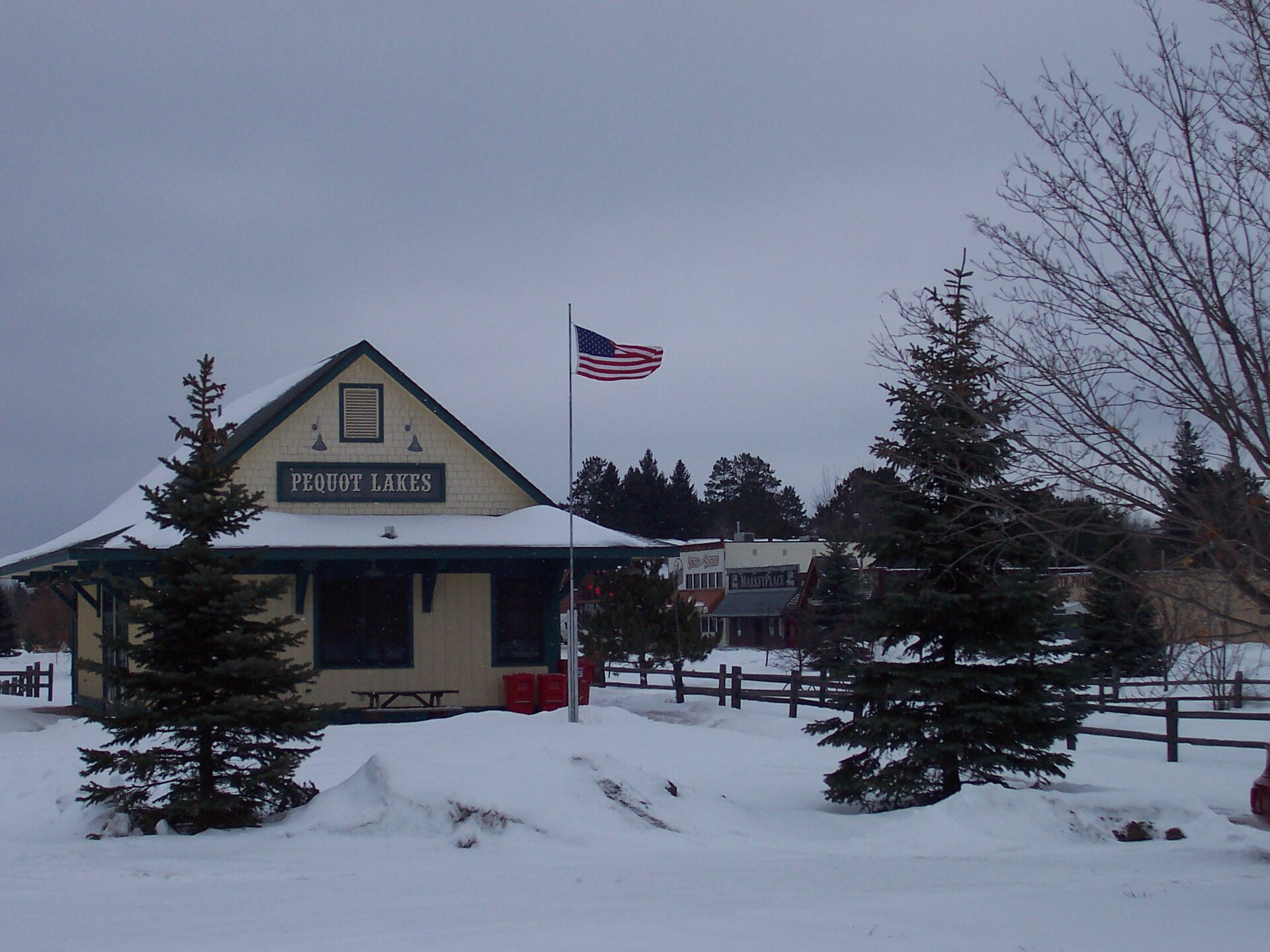 Downtown Pequot Lakes, Minnesota