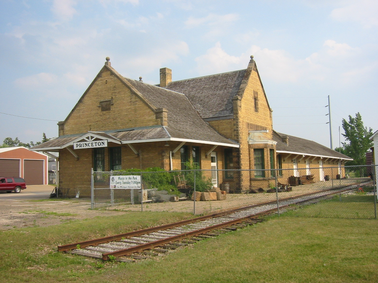 Street scene in Princeton, Minnesota