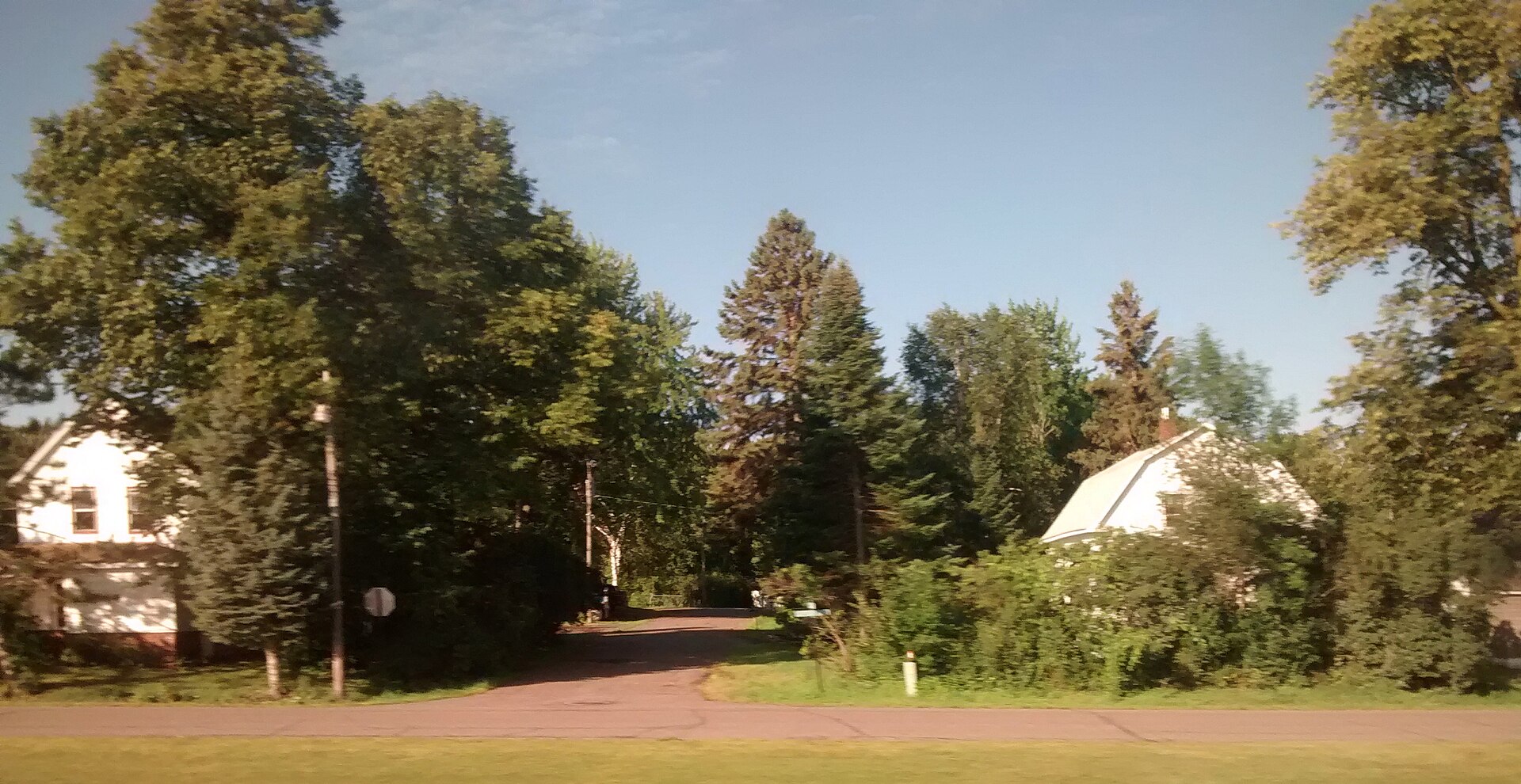 Houses in Randall, Minnesota.