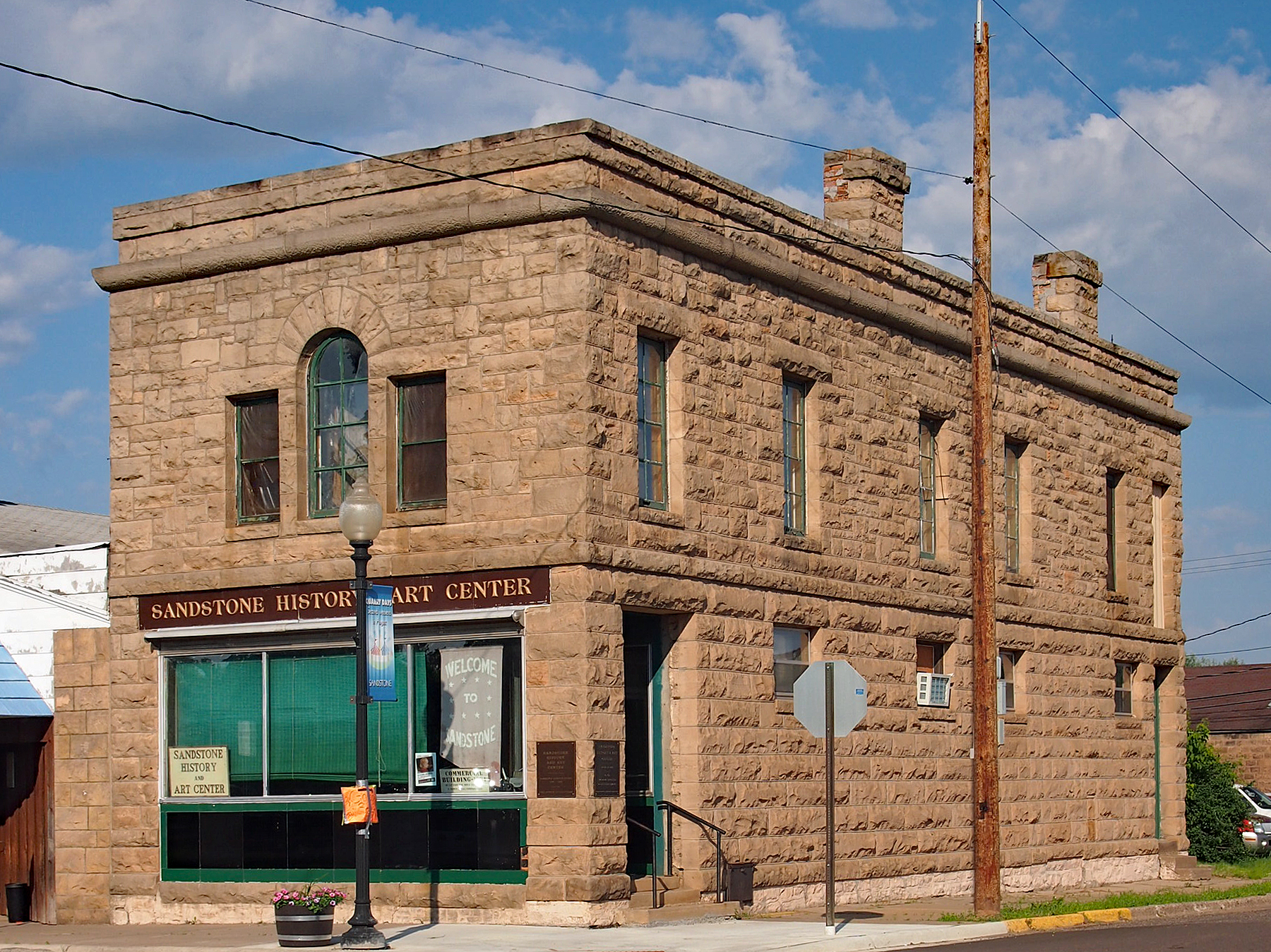 Local building in Sandstone, Minnesota